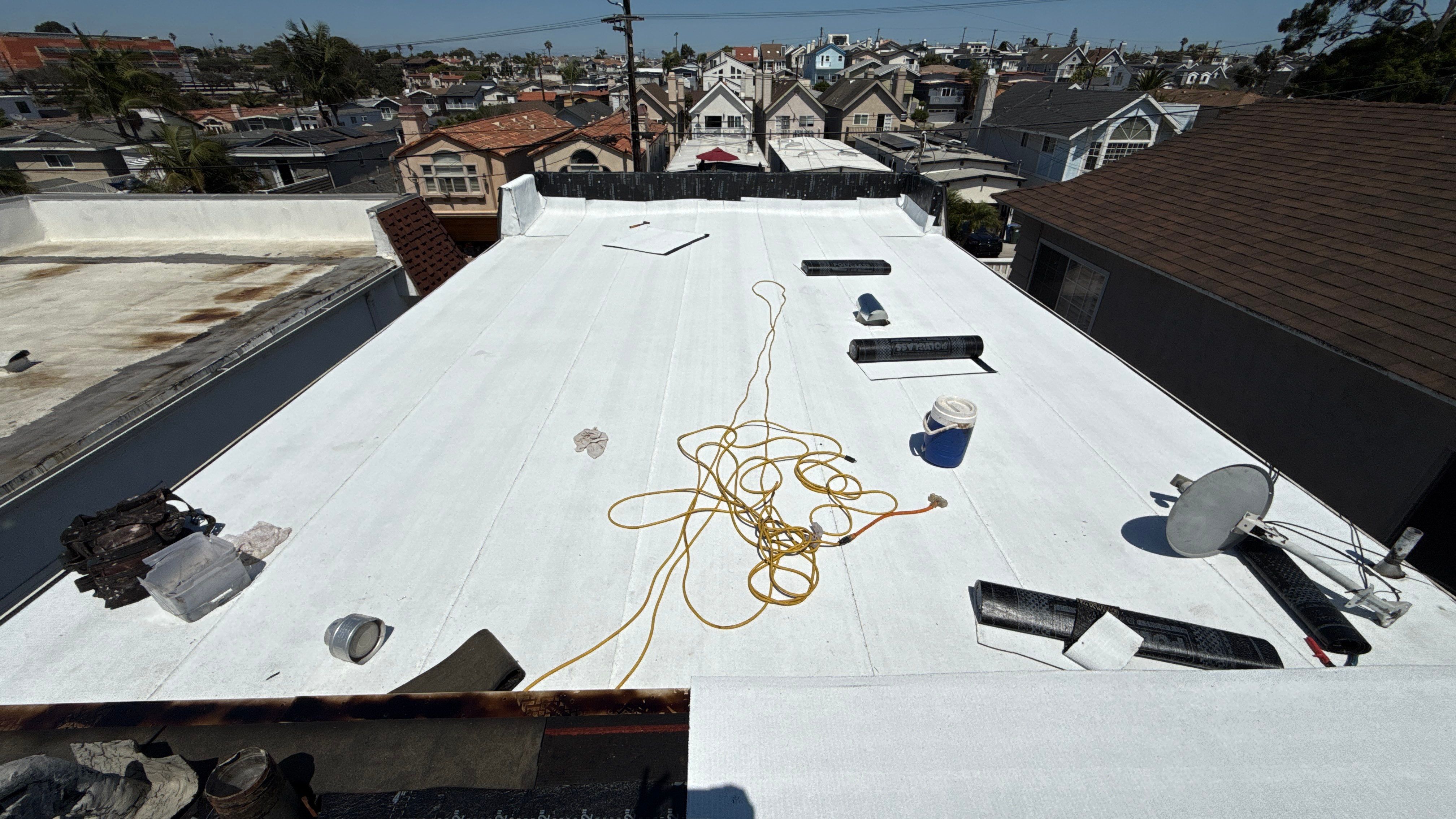 Residential Torch-Down Project in Redondo Beach by Hull Brothers Roofing