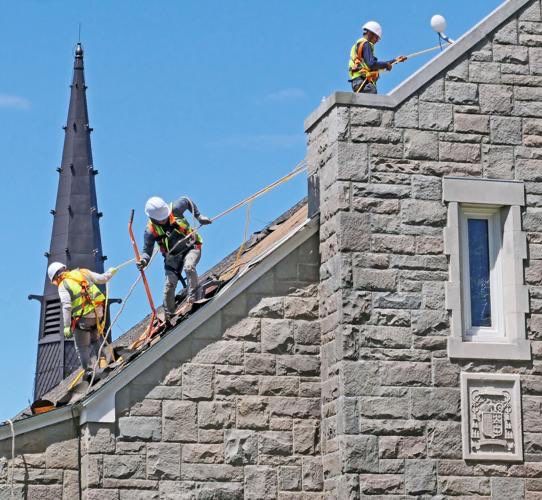 St. Pius Church - Commercial Roof Restoration by Rinaldi Roofing