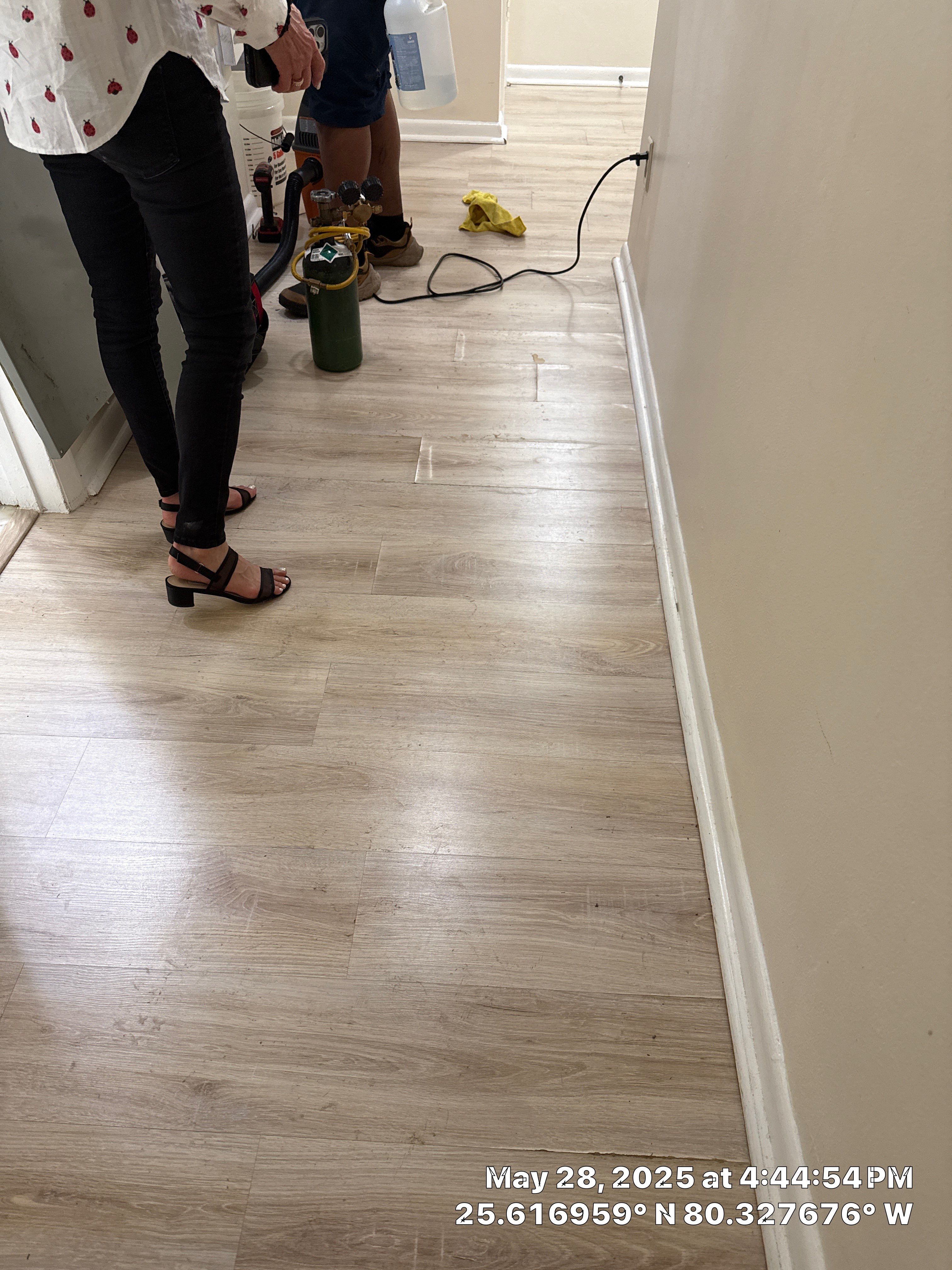Water Damage using Drying Equipment by SuperClean 