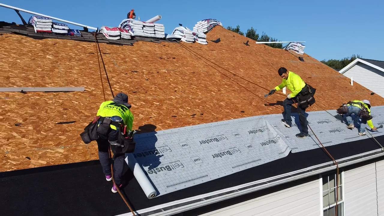 Residential Roofing Installation using GAF Timberline HDZ by Matter Roofing & Construction
