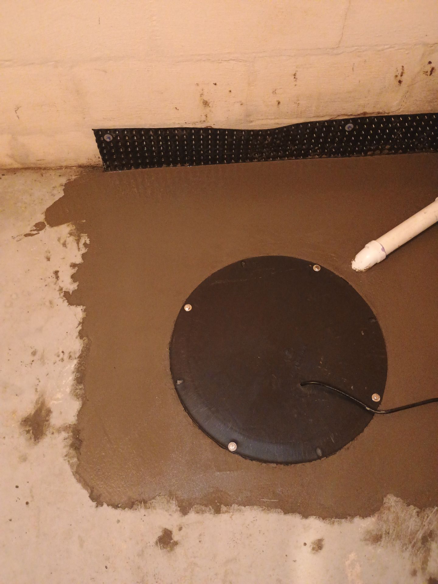 Sump Basin & Discharge Completion in St. Paul, MN by Waterproofing Northeast