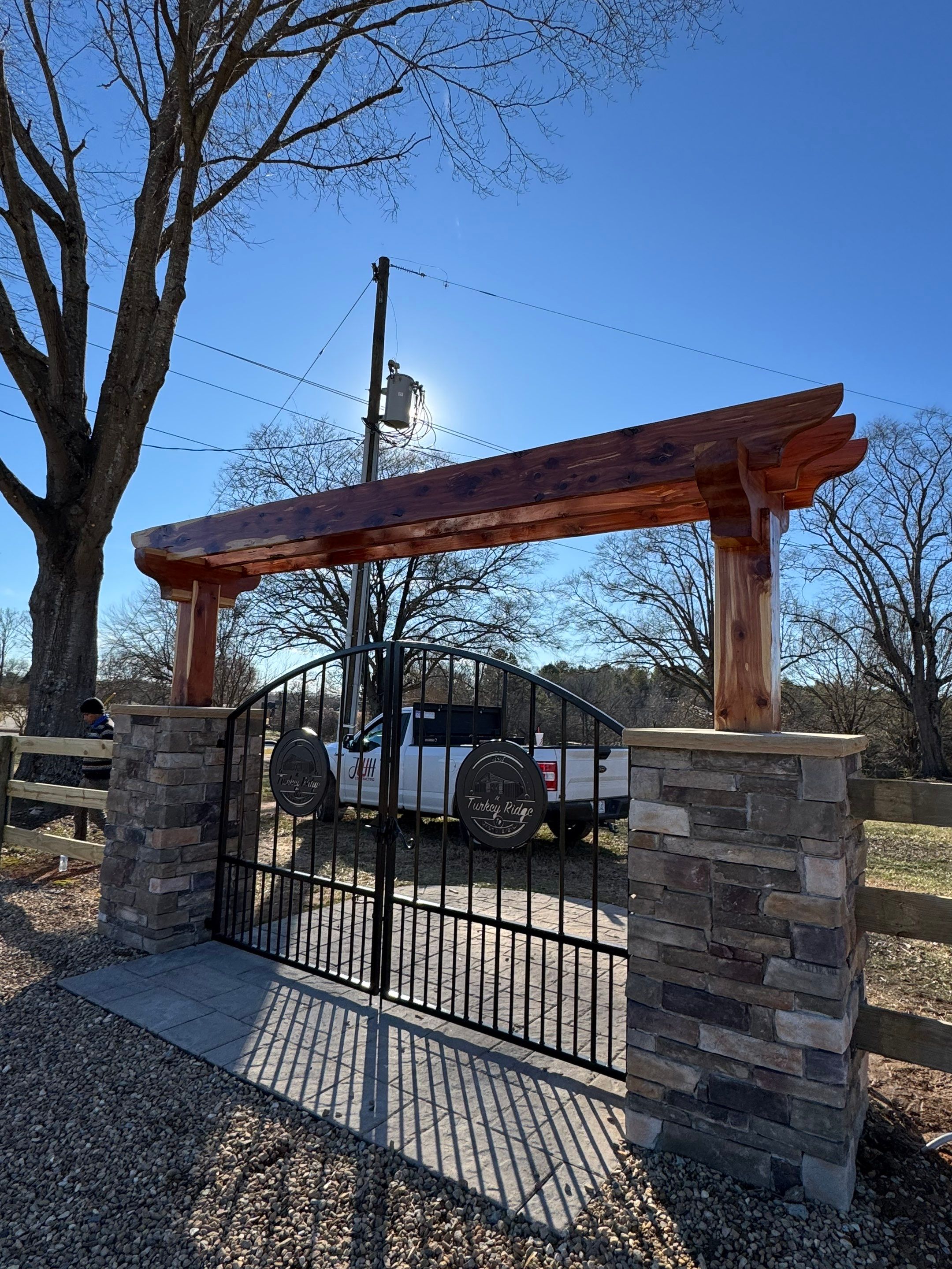 Arbor Entrance by JWH Contracting LLC