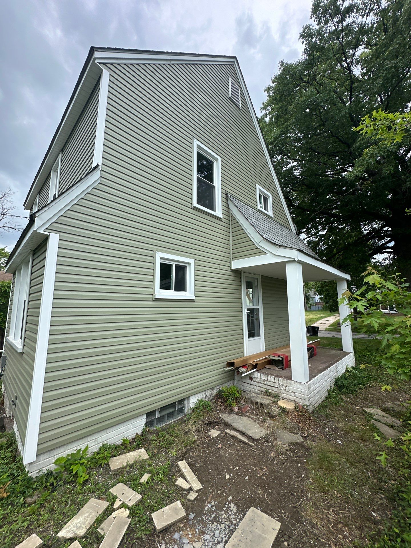 Project in Cleveland by Powers Roofing and Exteriors