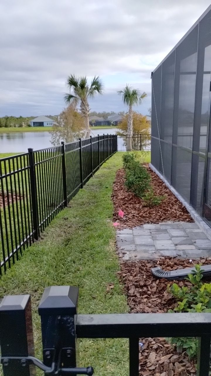 Aluminum Fence Installation using 3 Rail Aluminum Fence by Asap fence and gates, LLC