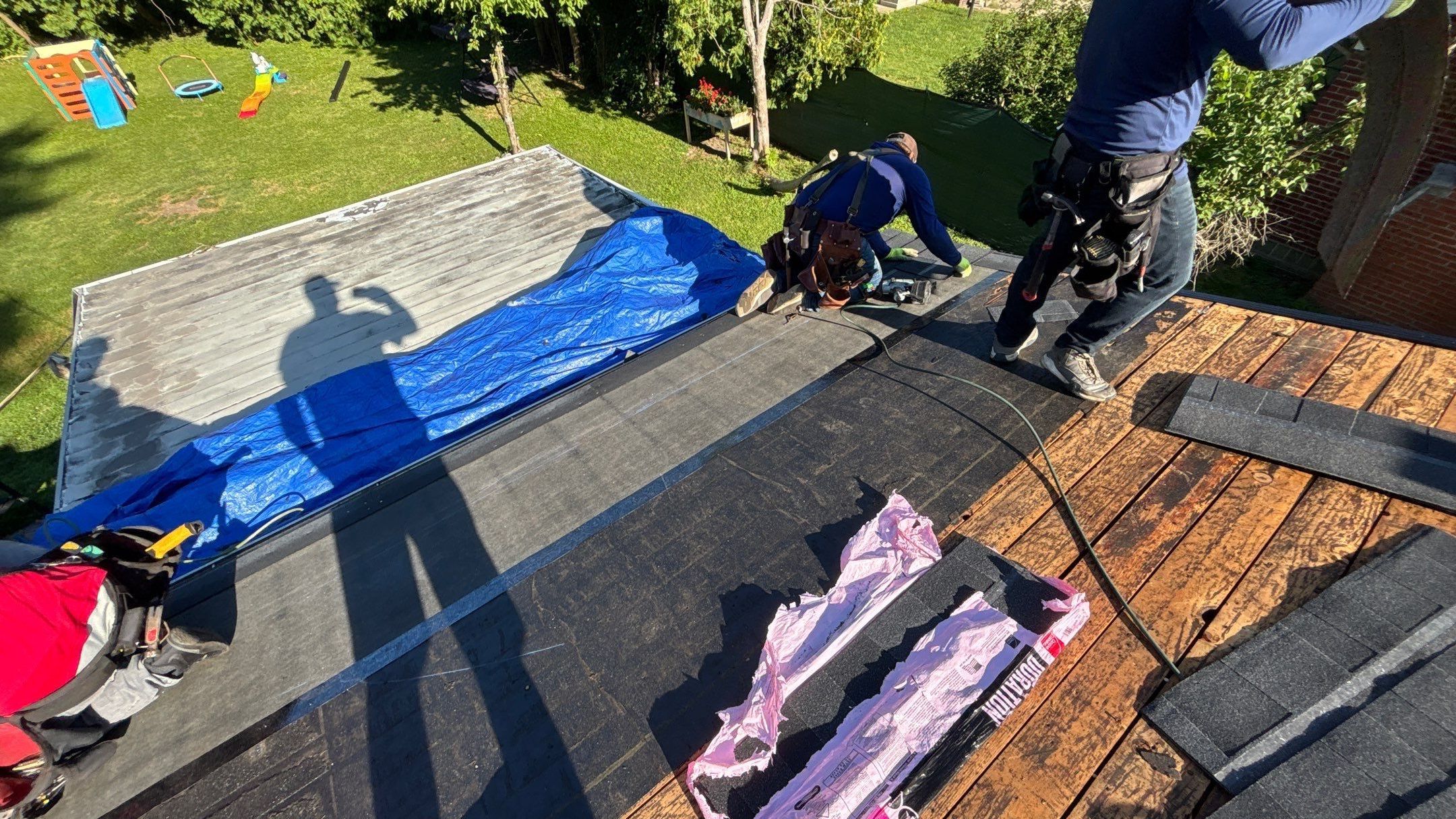 Roof Replacement using Owens Corning Onyx Black by 180 Contractors
