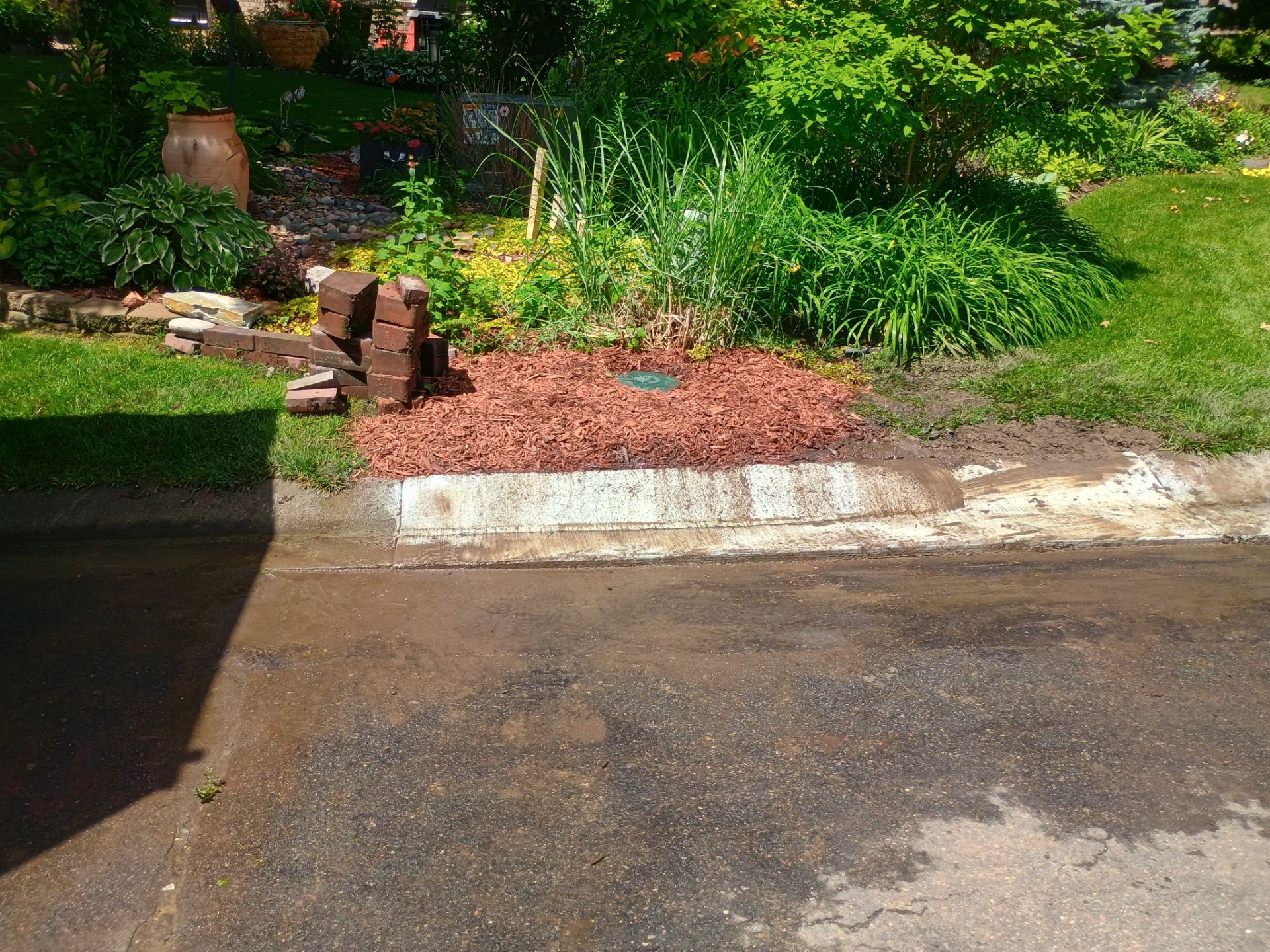 Buried Yard Drainage Installation in Plymouth, MN by Waterproofing Northeast