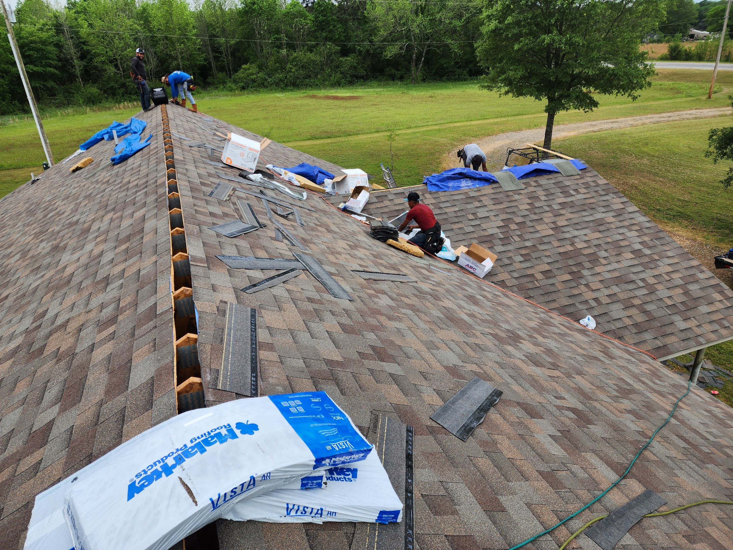 Residential Shingle Reroof using Malarkey Vista by Hostetler Roofing
