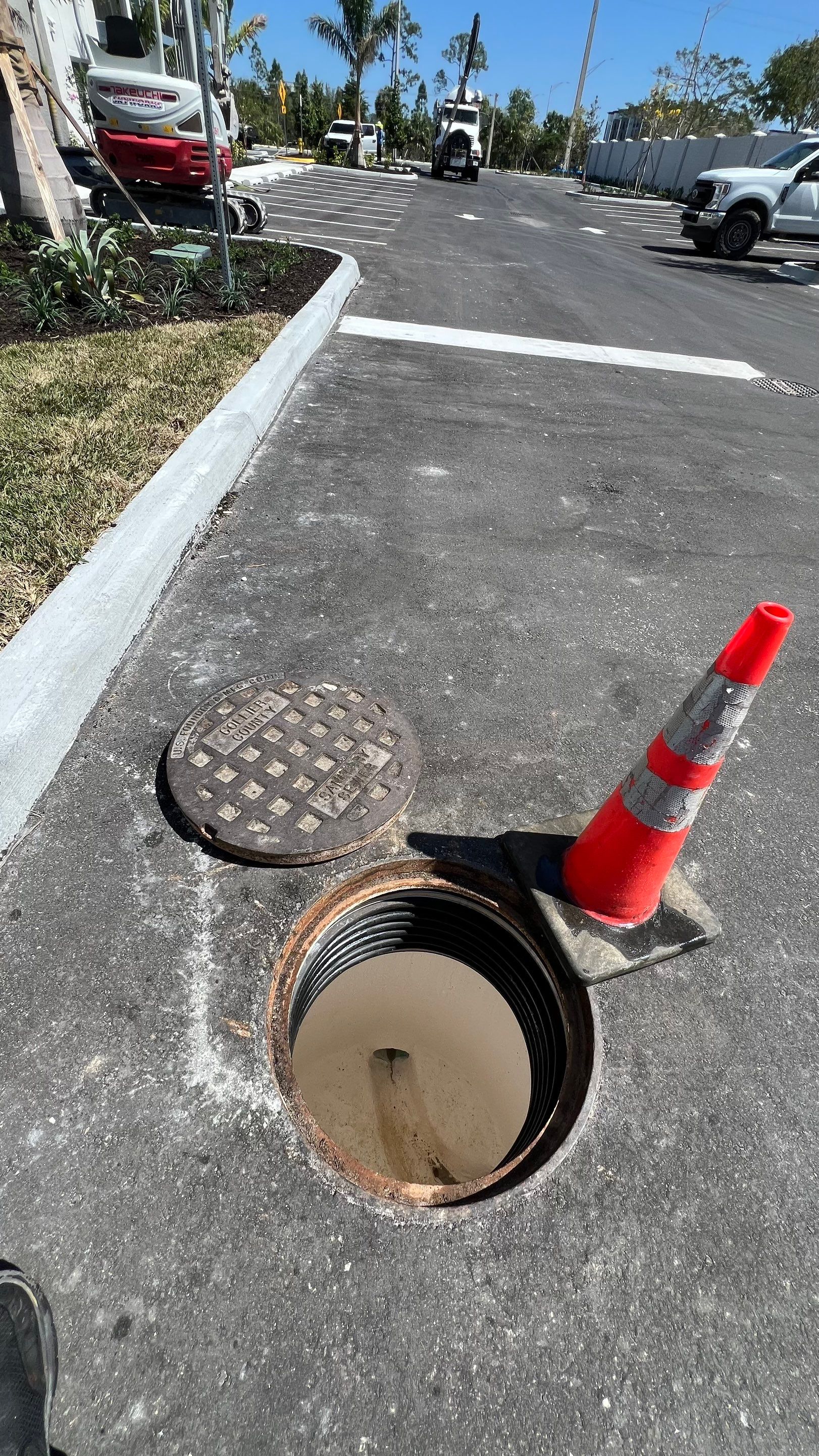 New Construction Apartment Complex Stormwater System and Sewer System Cleaning by Don Mar, Inc. Storm Water Solutions