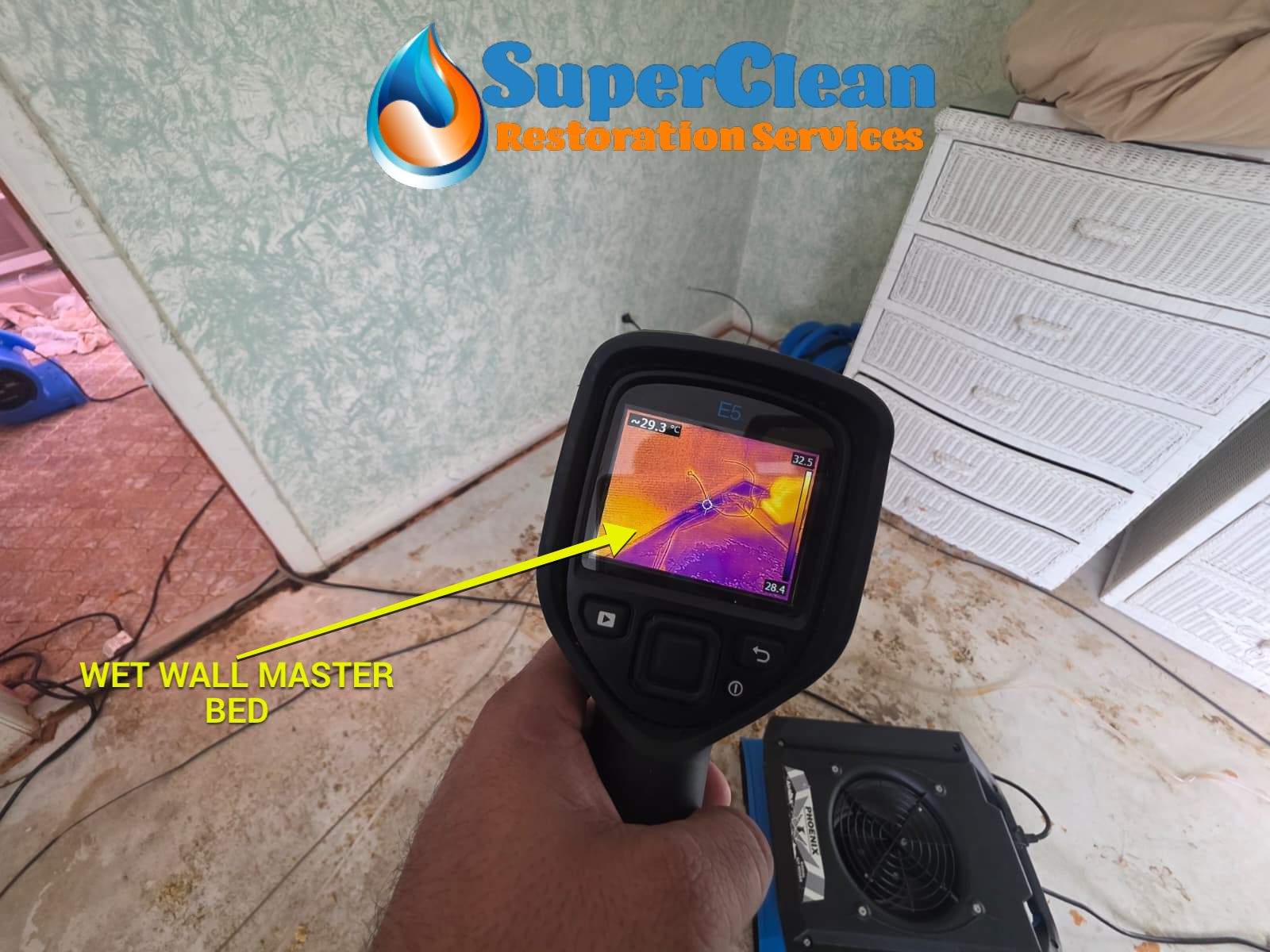 Water Damage Restoration and Structural Drying in Palm Beach Gardens by SuperClean