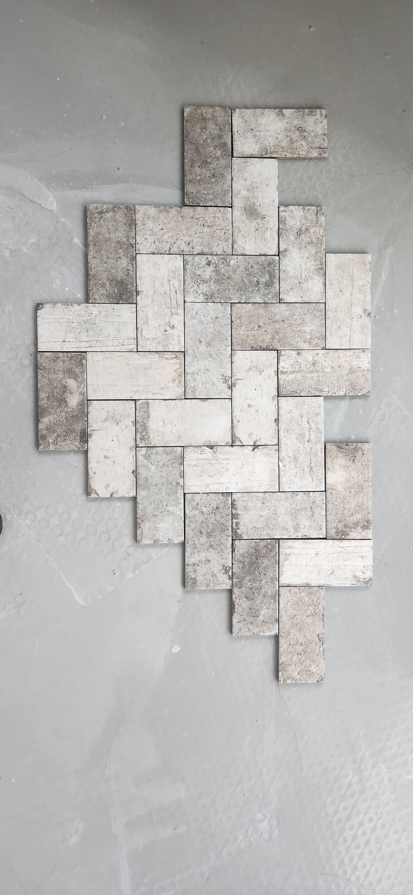 4 Seasons Room with Ditra Heated Floor using multi pattern Subway Tiles by Footprints Floors Morristown