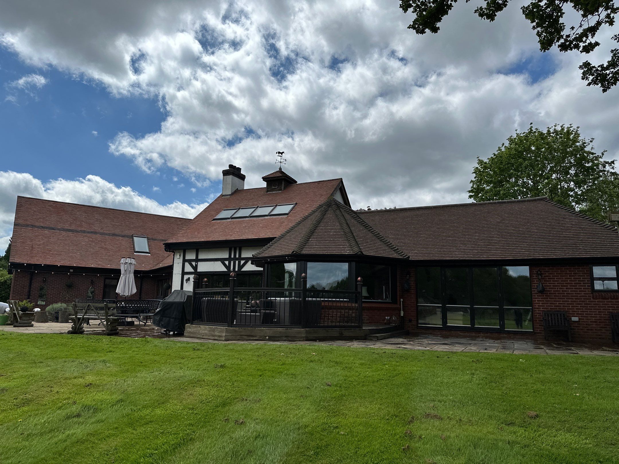 Roof Clean  - Moss Removal - Gutter Clean using Honda 15lpm Low Pressure Washing Machine by Ges Exterior Cleaning ltd
