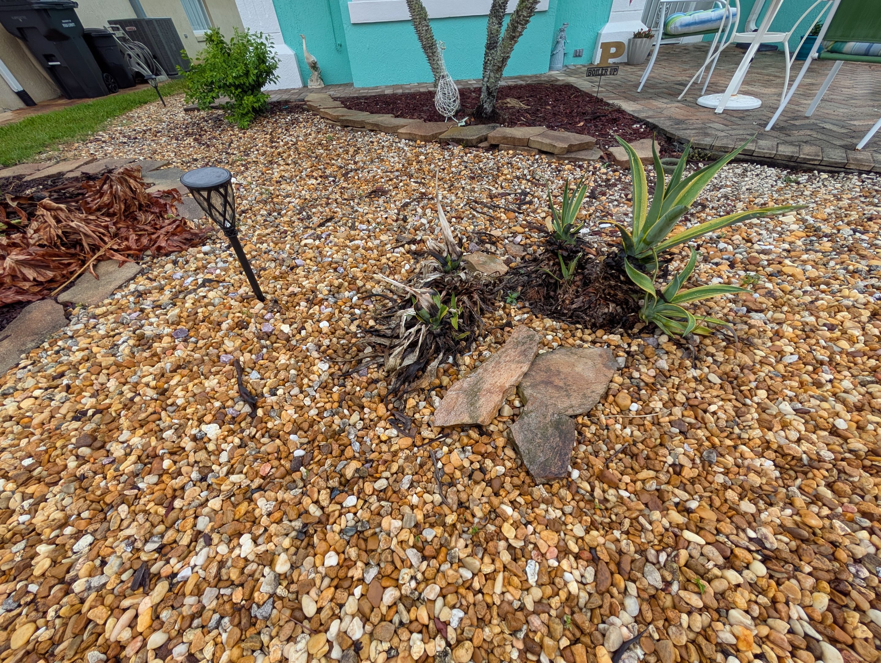 Front Yard Renovation – Rock Removal, Sod & Landscape Enhancement by 
M.A.B. Landscaping & Property Maintenance
