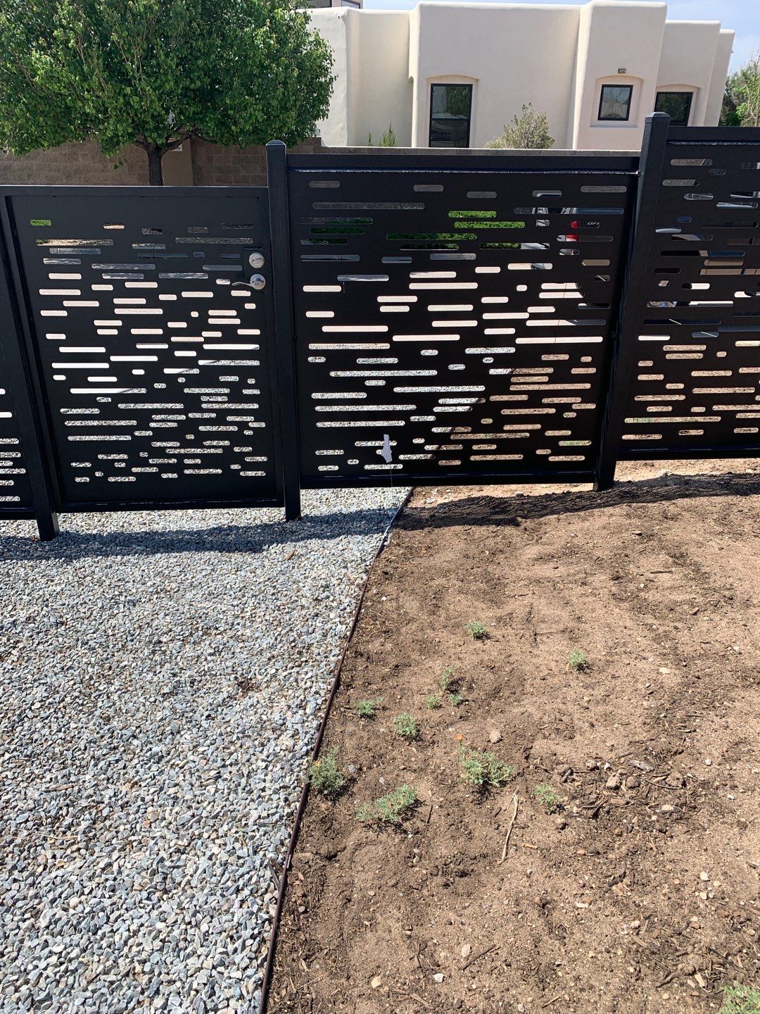 Residential using Custom Wrought Iron and DM Contempo by Valley Fence Company