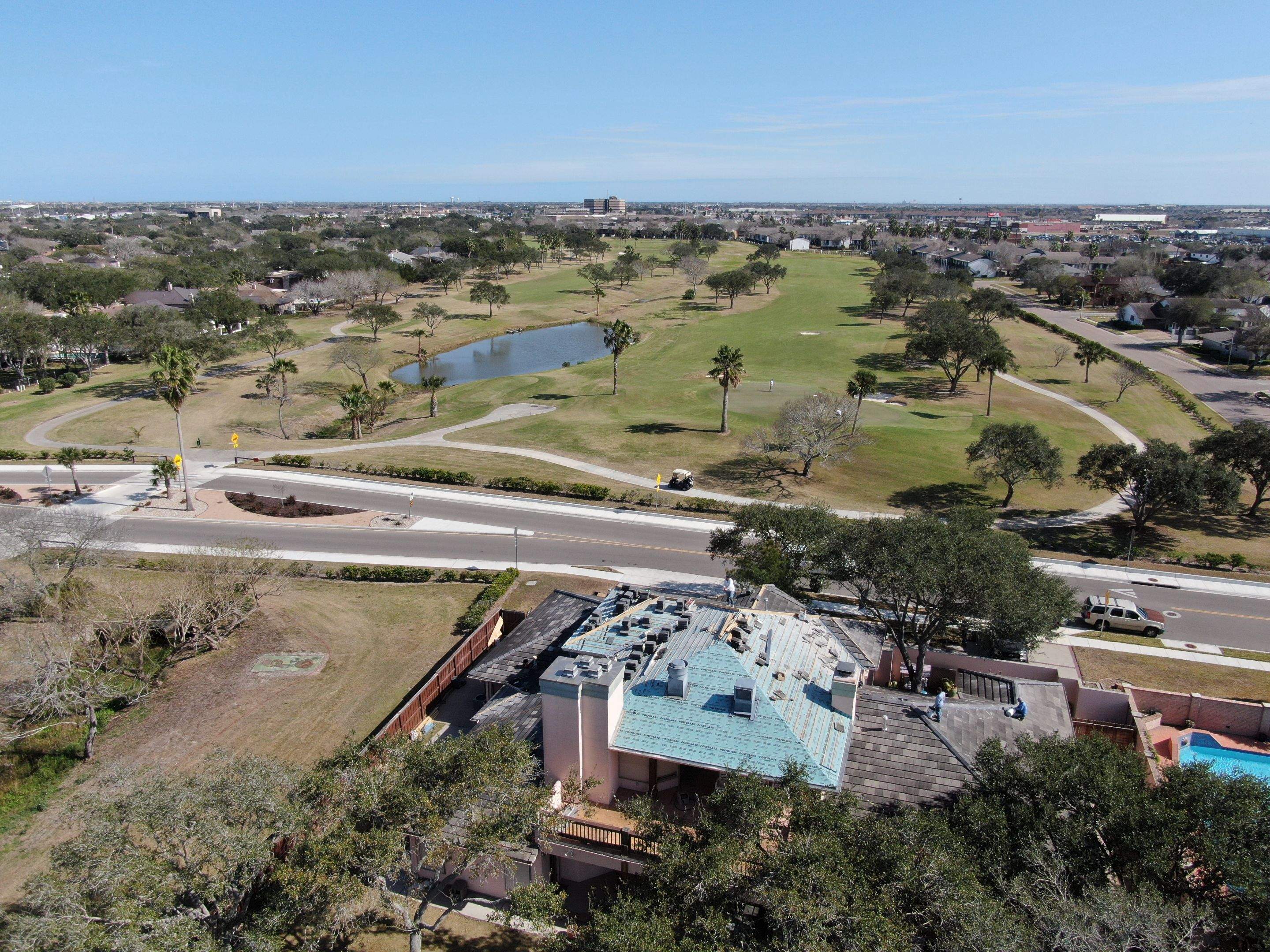 Golf Course Mansion on the Green, in the Heart Of Corpus Christi by Bayfront Roofing and Construction