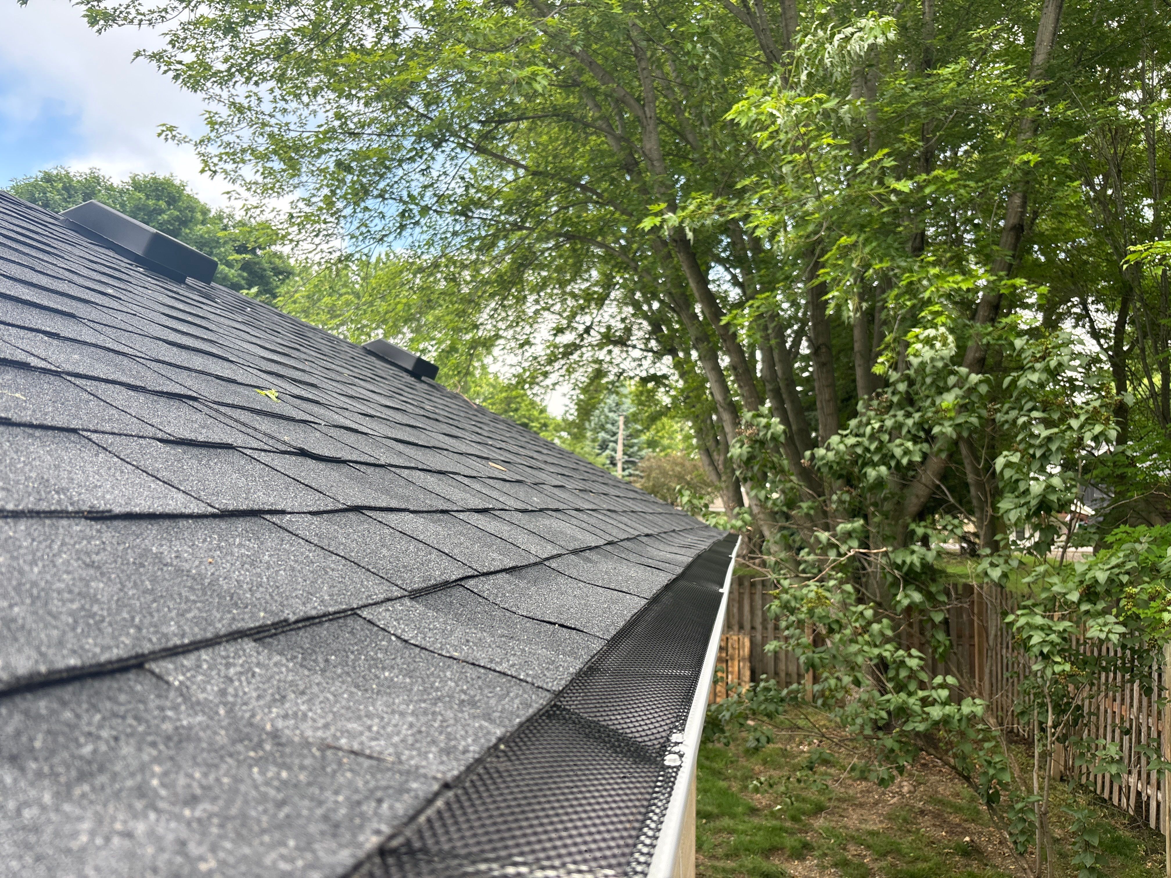 Roofing, Siding & Gutters on Shed Makeover by Next Level Seamless Gutters / Exteriors Inc.