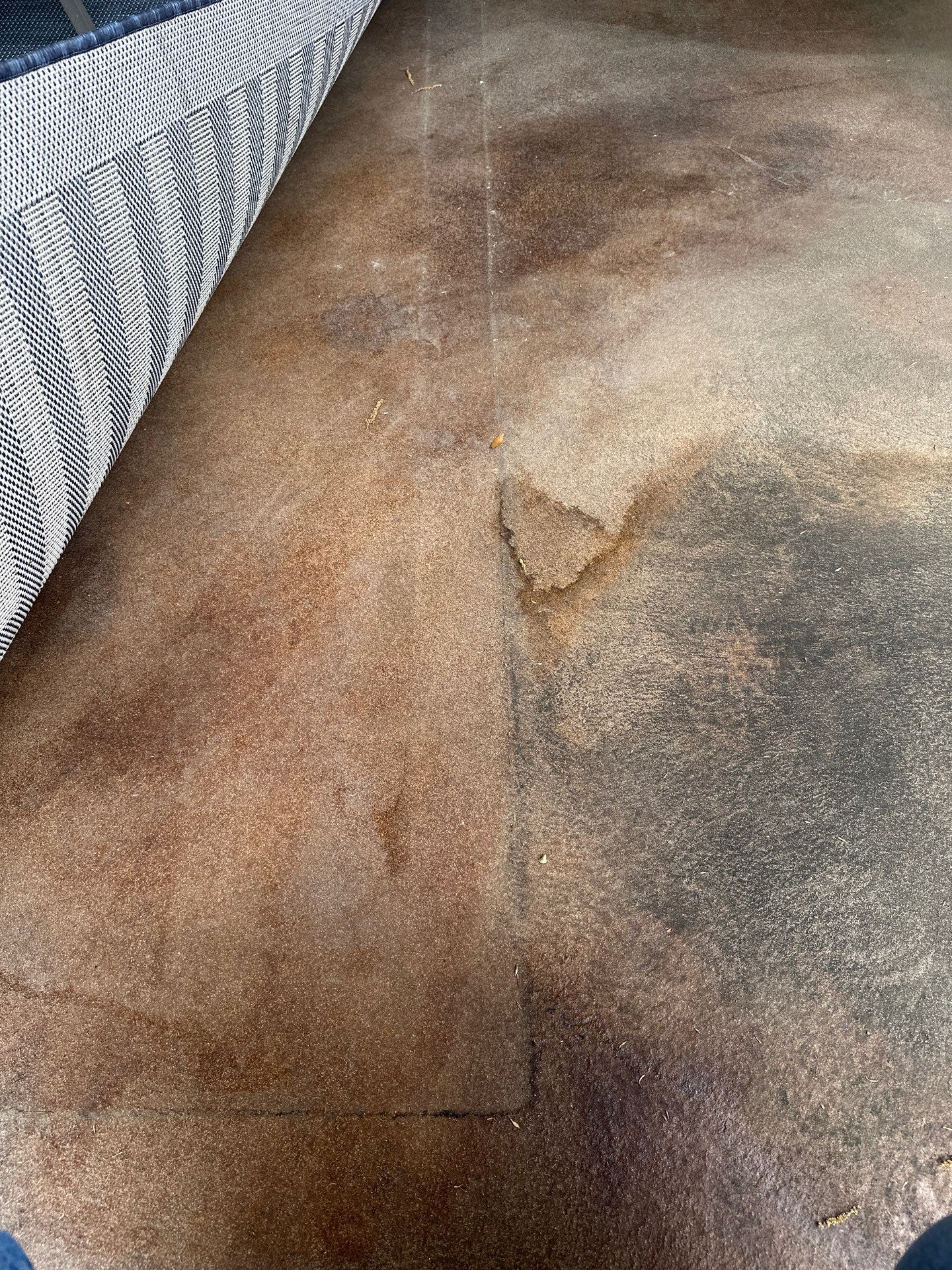 Decorative Flagstone Concrete Overlay for Fairhope Patio by Cornerstone Hard Surface Restoration