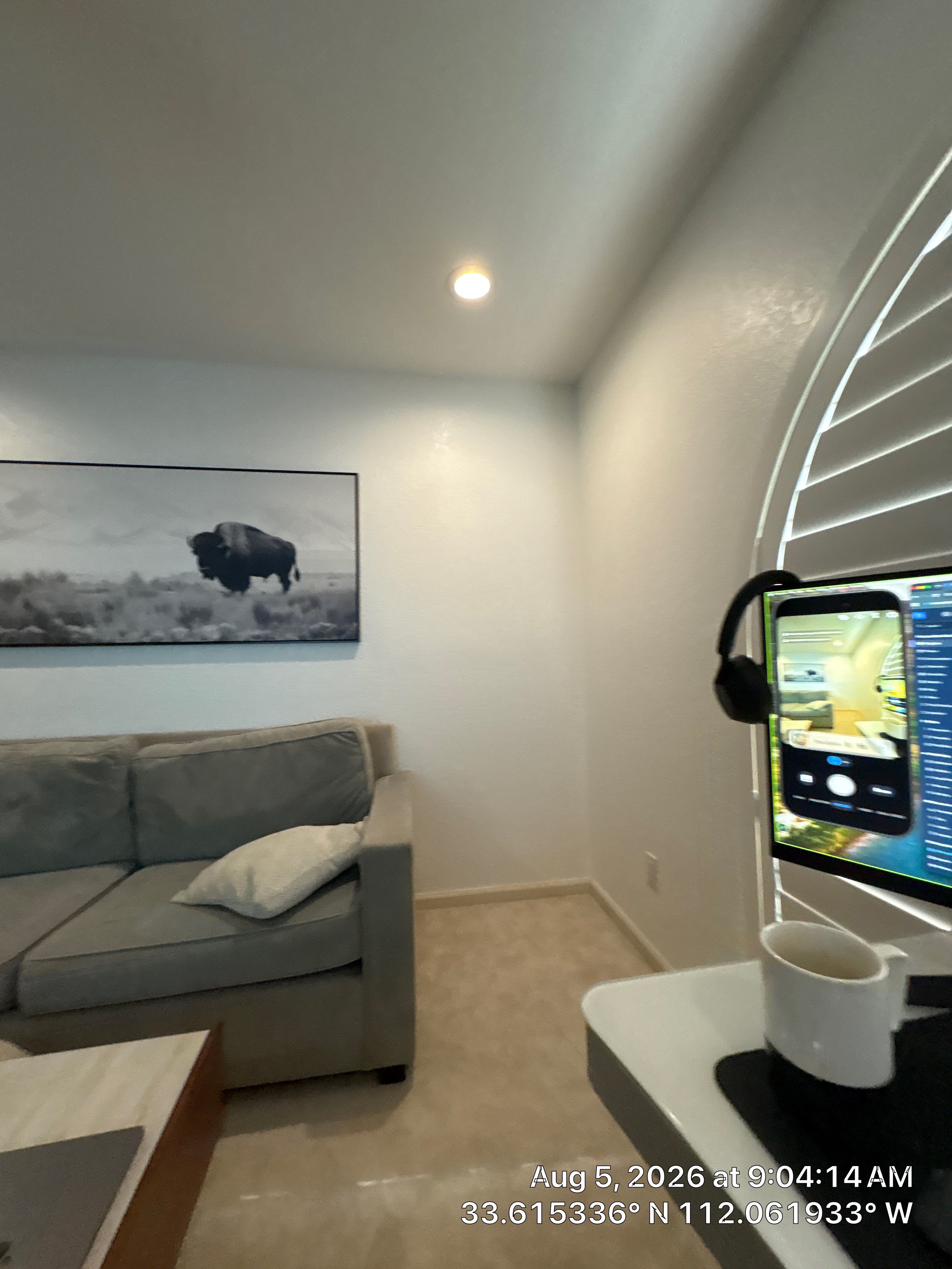 Home Office and Entertainment Room Renovation in Phoenix by CompanyCam Sales Demo