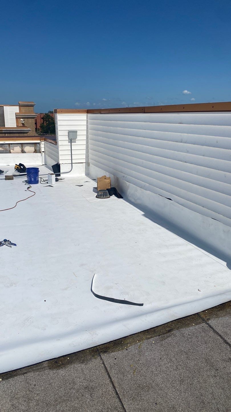 TPO Project in McAlester by Decor Roofing & Restoration