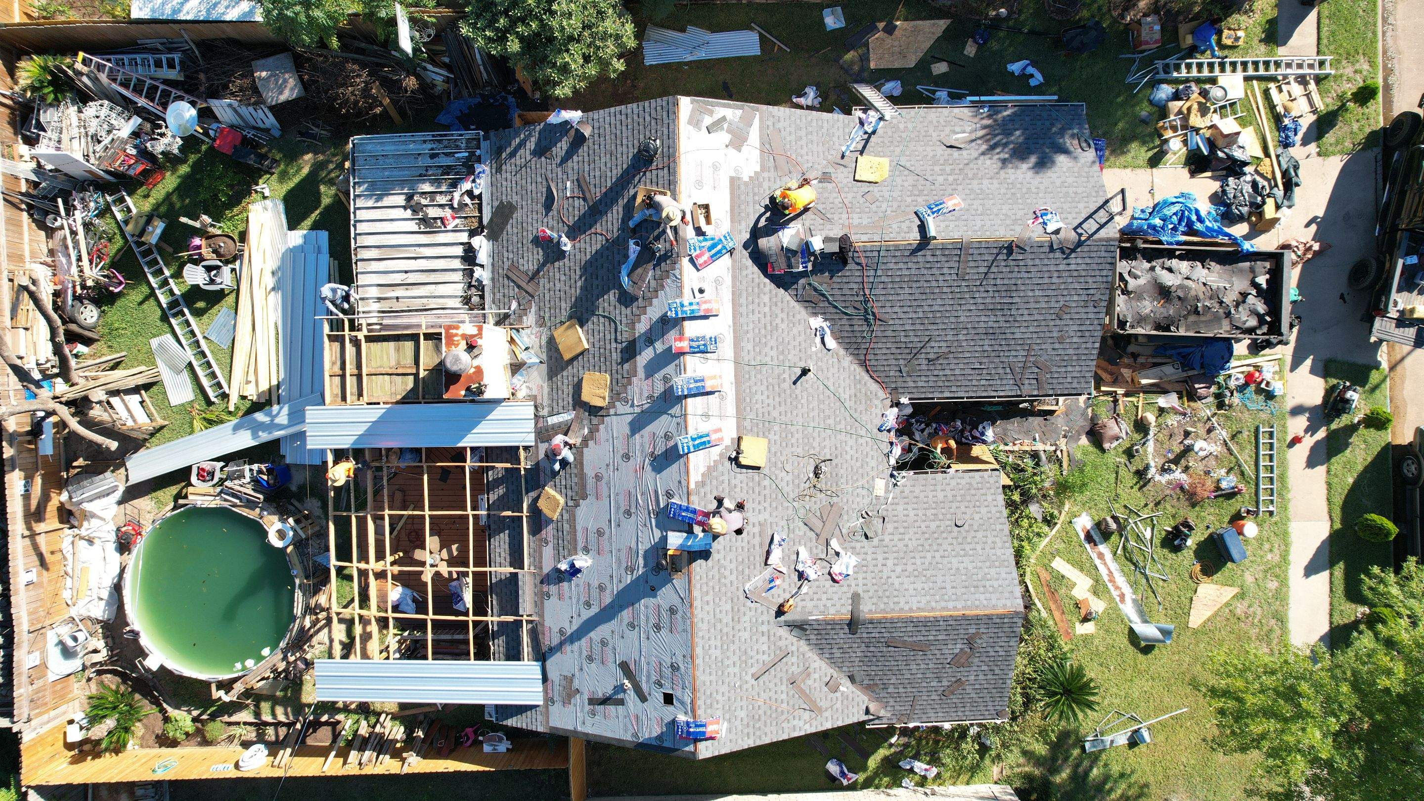 Tan Architectural Shingle Roof Replacement — Houston, TX by PL Roofing & SB Roofing, LLC.