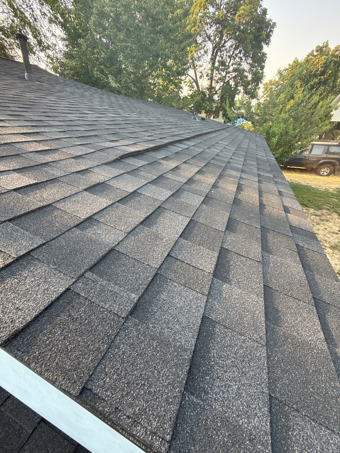 Parma Residential Roof Replacement with Gray Architectural Shingles by Olive Roofing