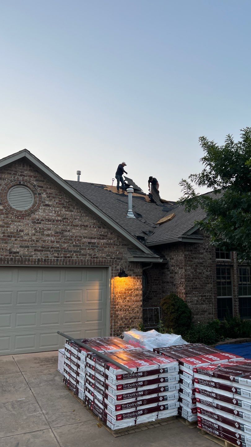 Residential Roofing Installation using GAF Natural Shadow  by A & H Roofing and Contracting