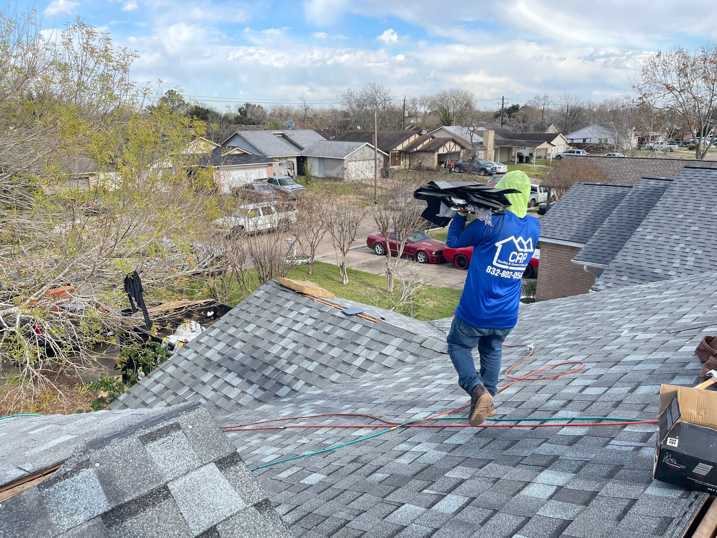 Roof Damage using Atlas Pinnacle - Hearthstone by CAP Roofing and Construction LLC