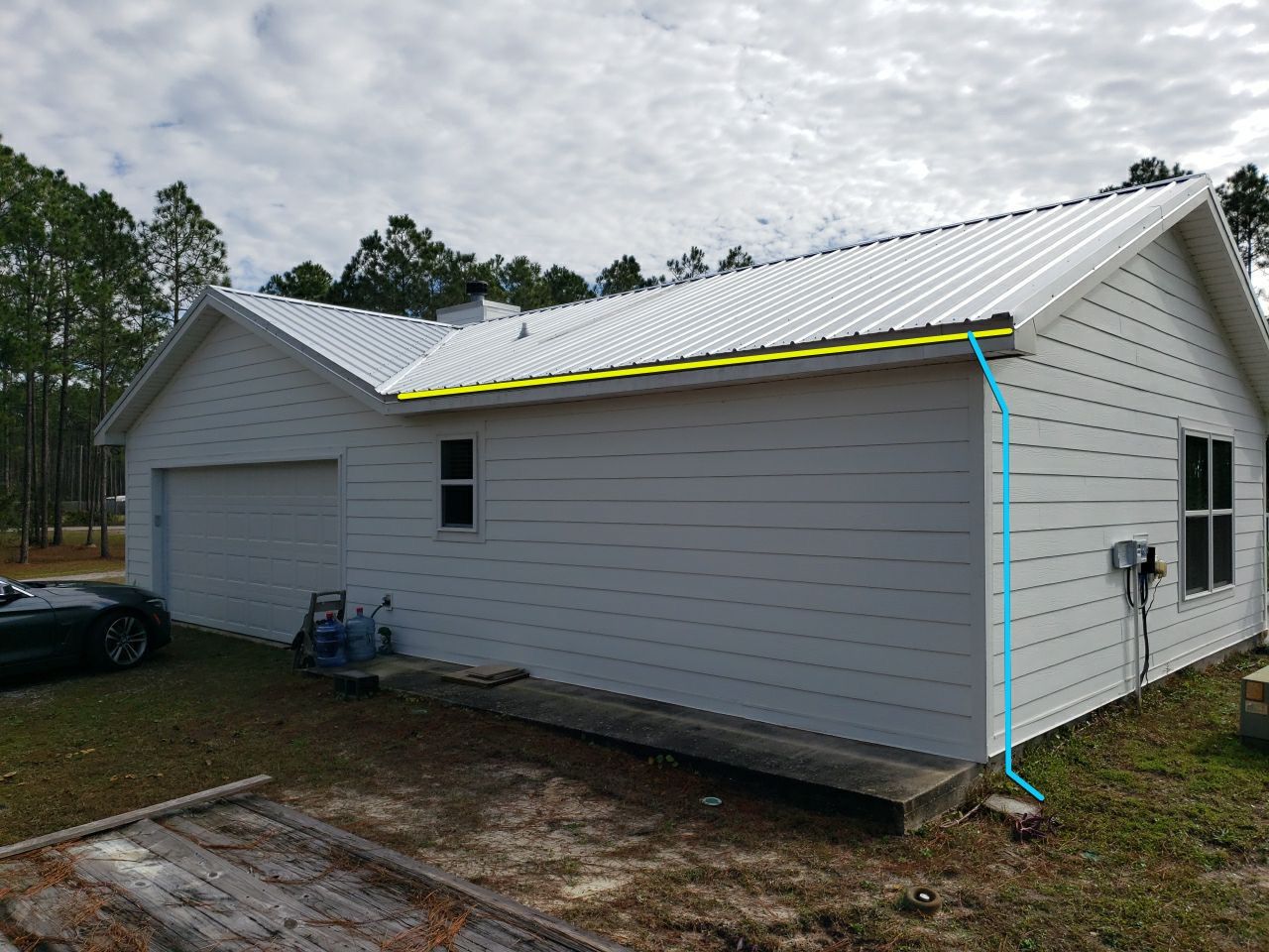 Gutter Installation Using White K-Style Gutters by Gutter Professors