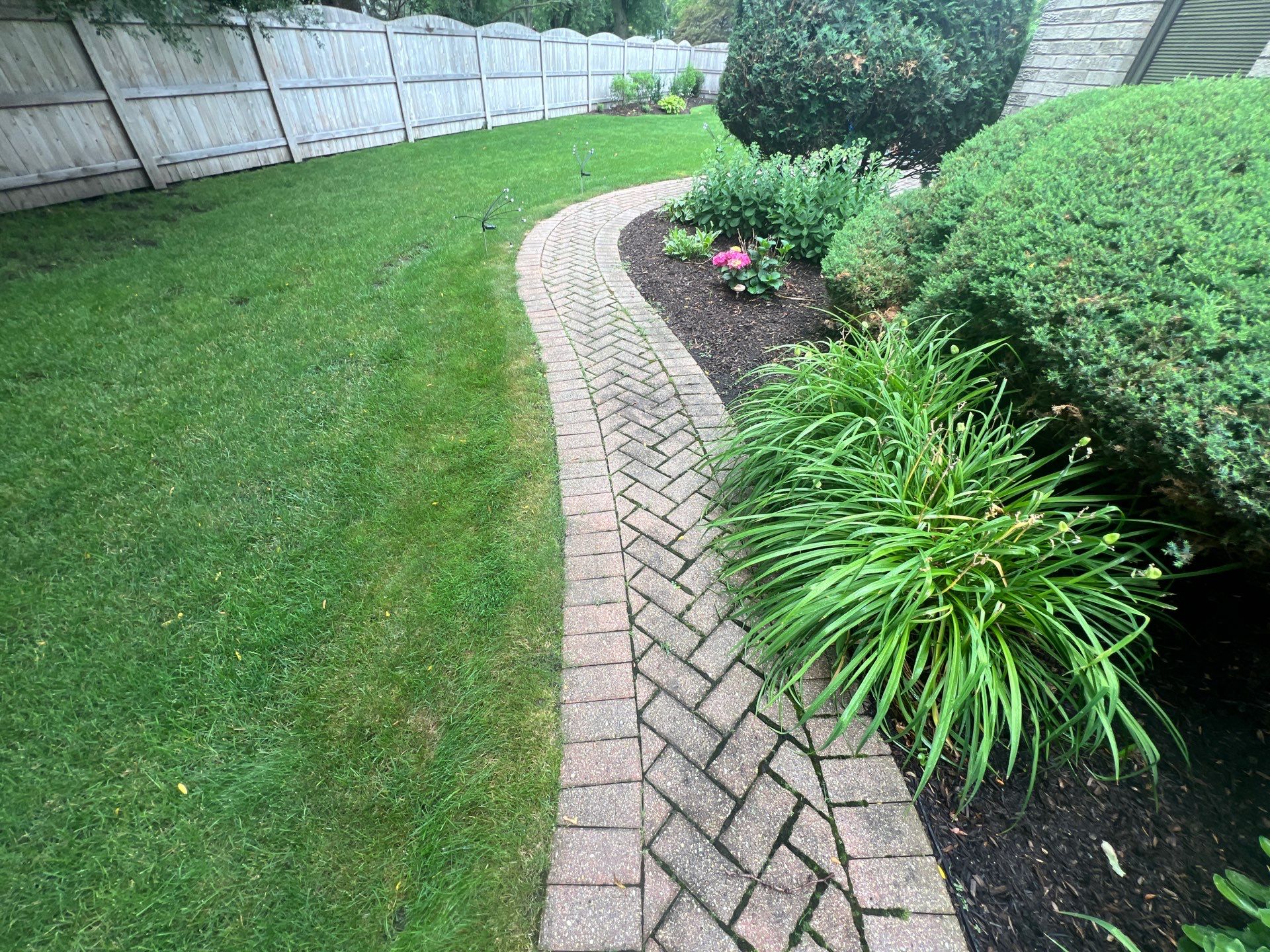 Brick paver clean, sand and seal.  using Surebond SB-1300 by Northern Power Washing LLC.