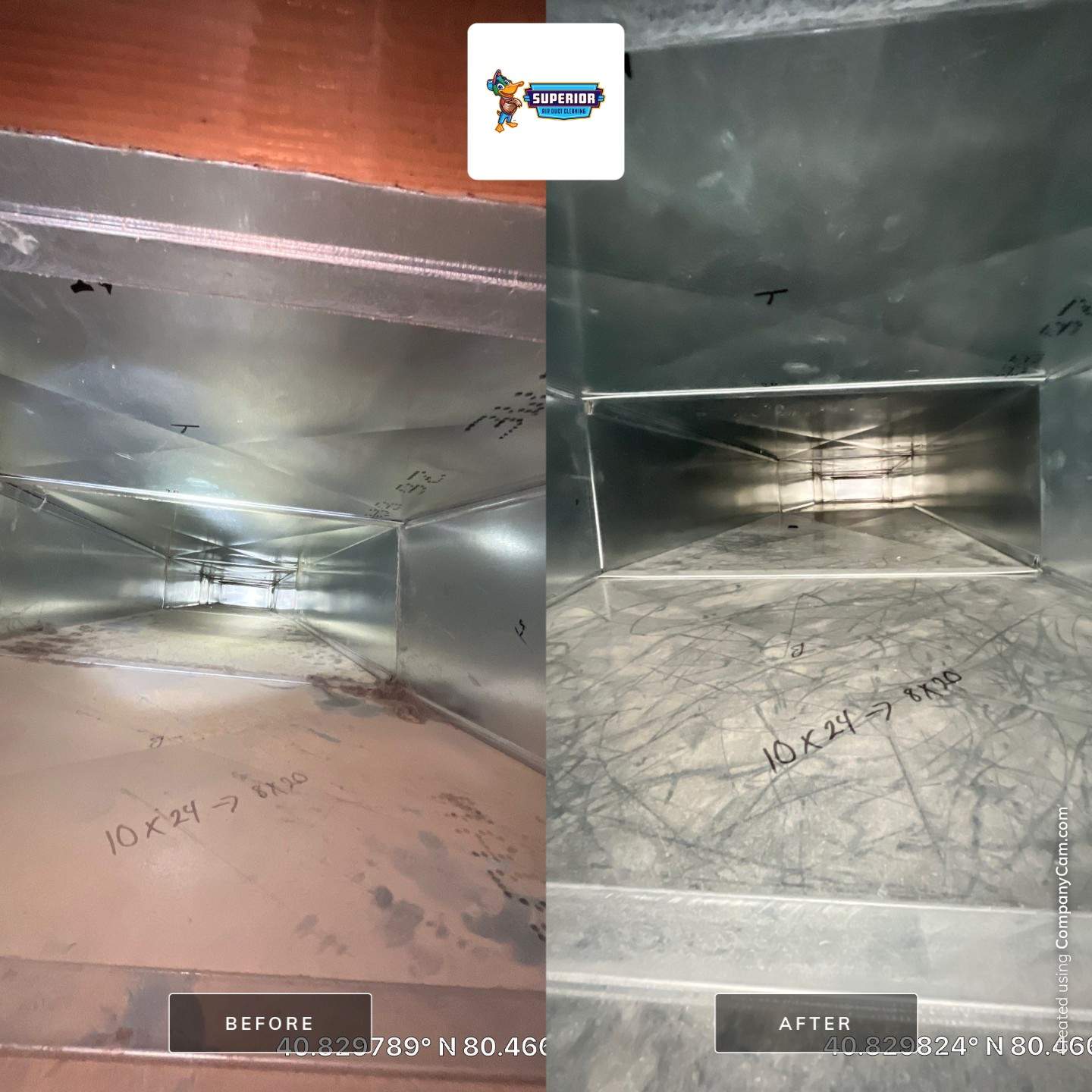 Air Duct Cleaning With a Vacuum Truck in Enon Valley, PA by Superior Air Duct Cleaning