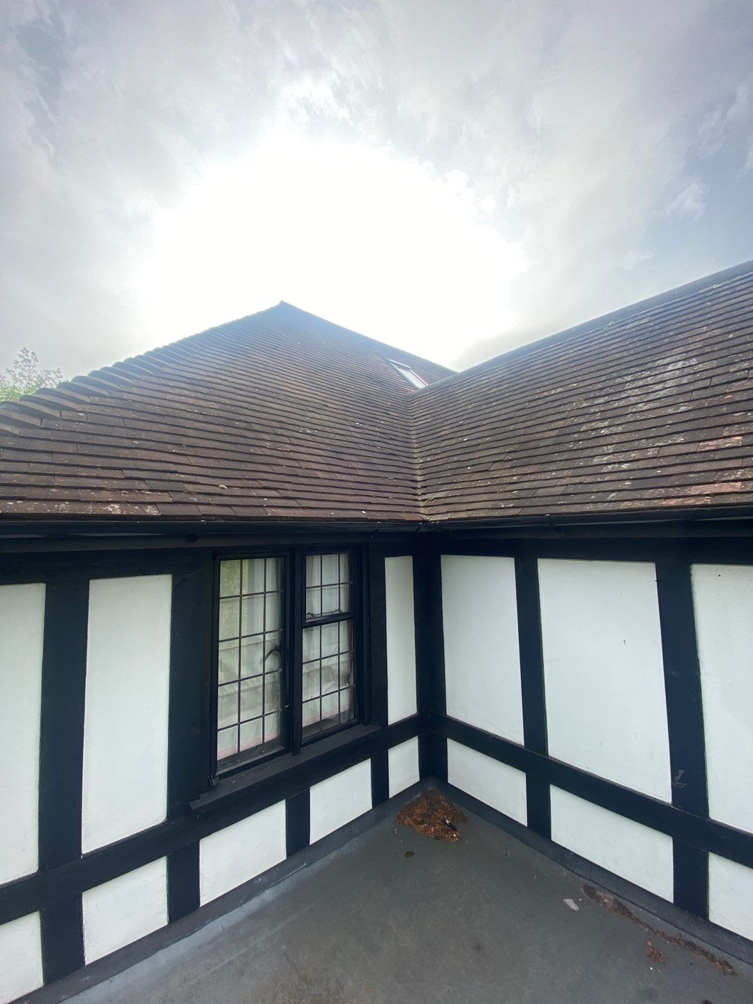 Roof Cleanin and tile repacement using Honda 15lpm Low Pressure Washing Machine by Ges Exterior Cleaning ltd