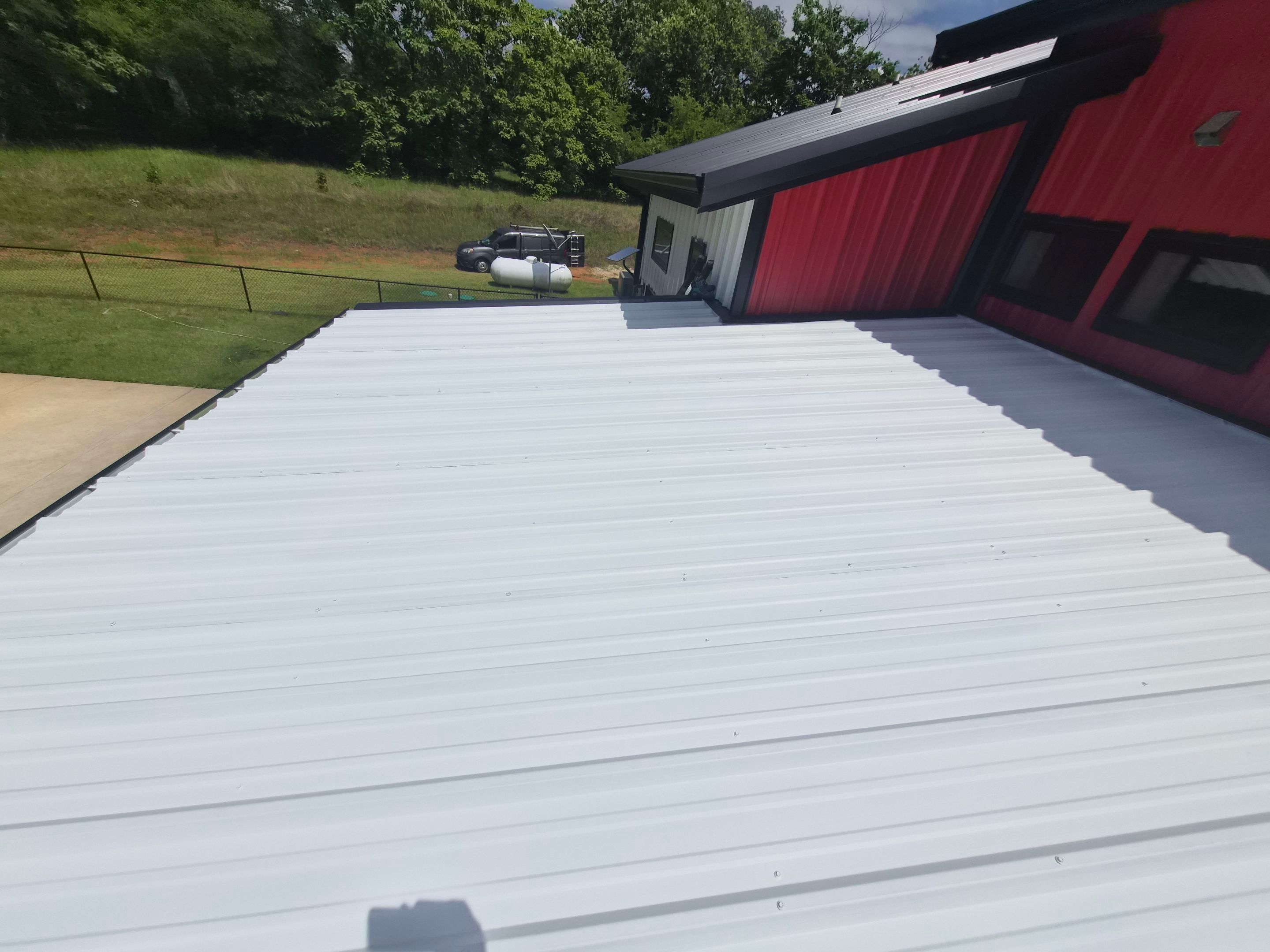 A Fresh Sunroom Roof in Flint, TX! by Quality Coats Painting