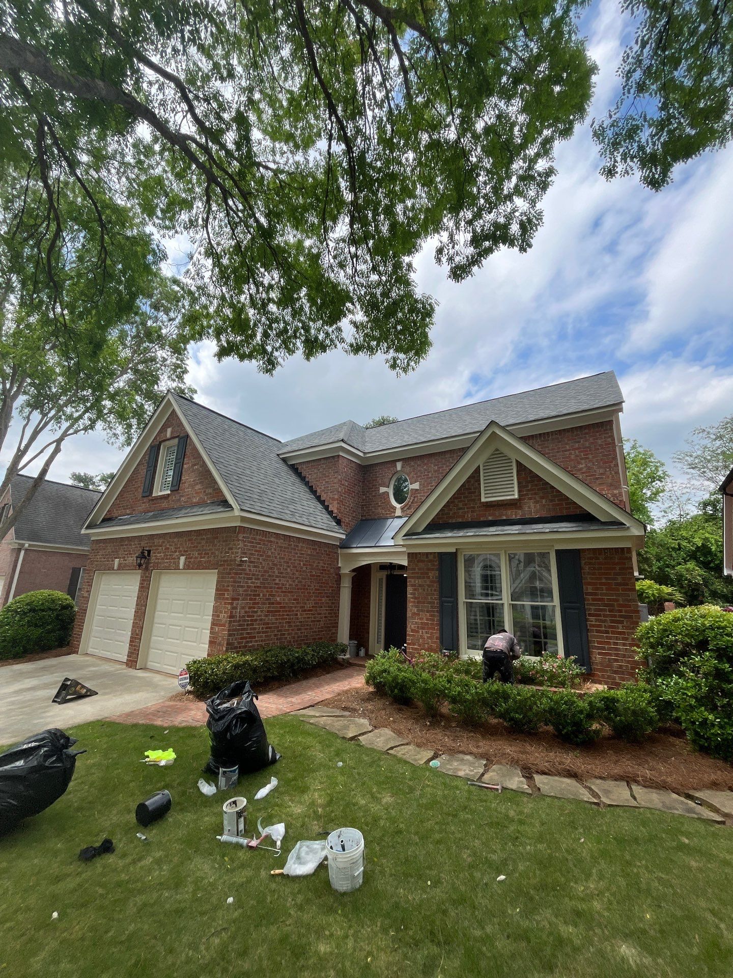 Rotten Wood Replacement, Exterior Paint, and Gutter Replacement by Nelson Exteriors 