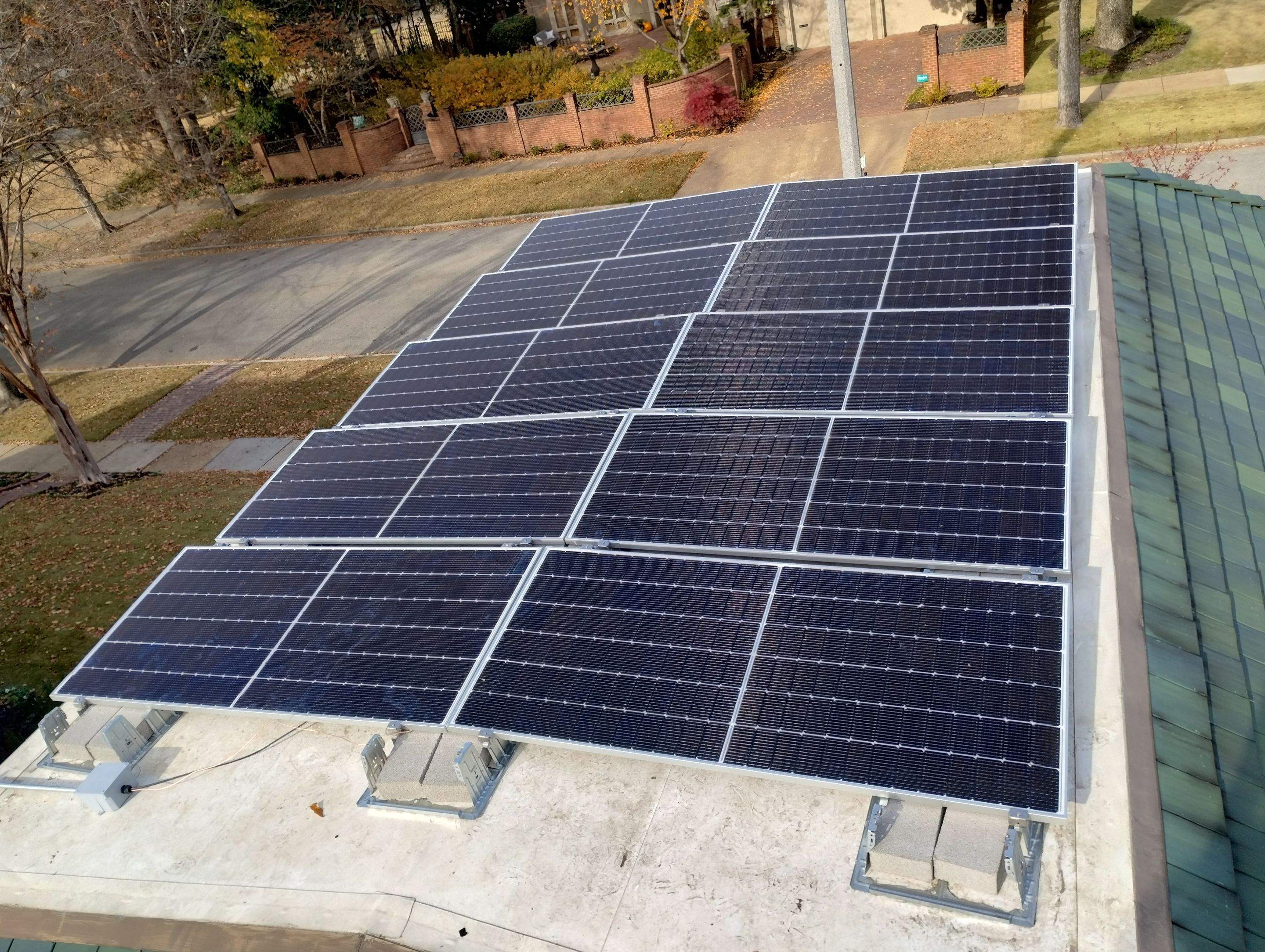 Project in Memphis by Green Wave Solar 