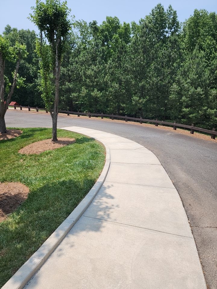 concrete Clean using cleaner by Power Wash Masters LLC