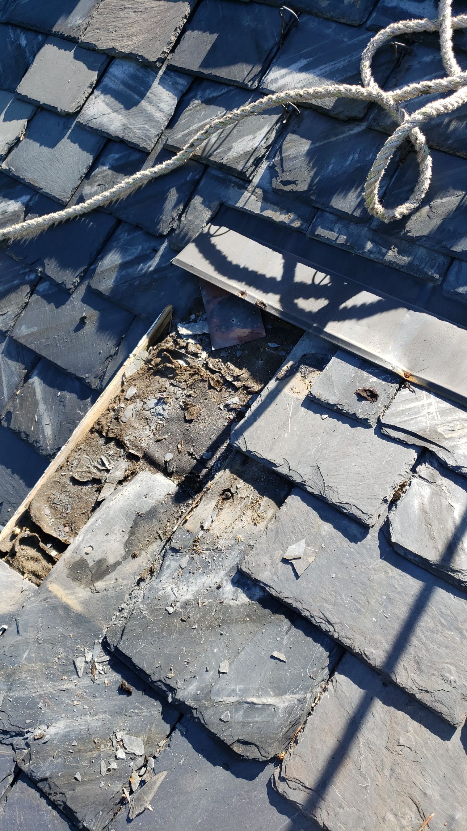 Slate repair in Guilford by Roof Right Inc