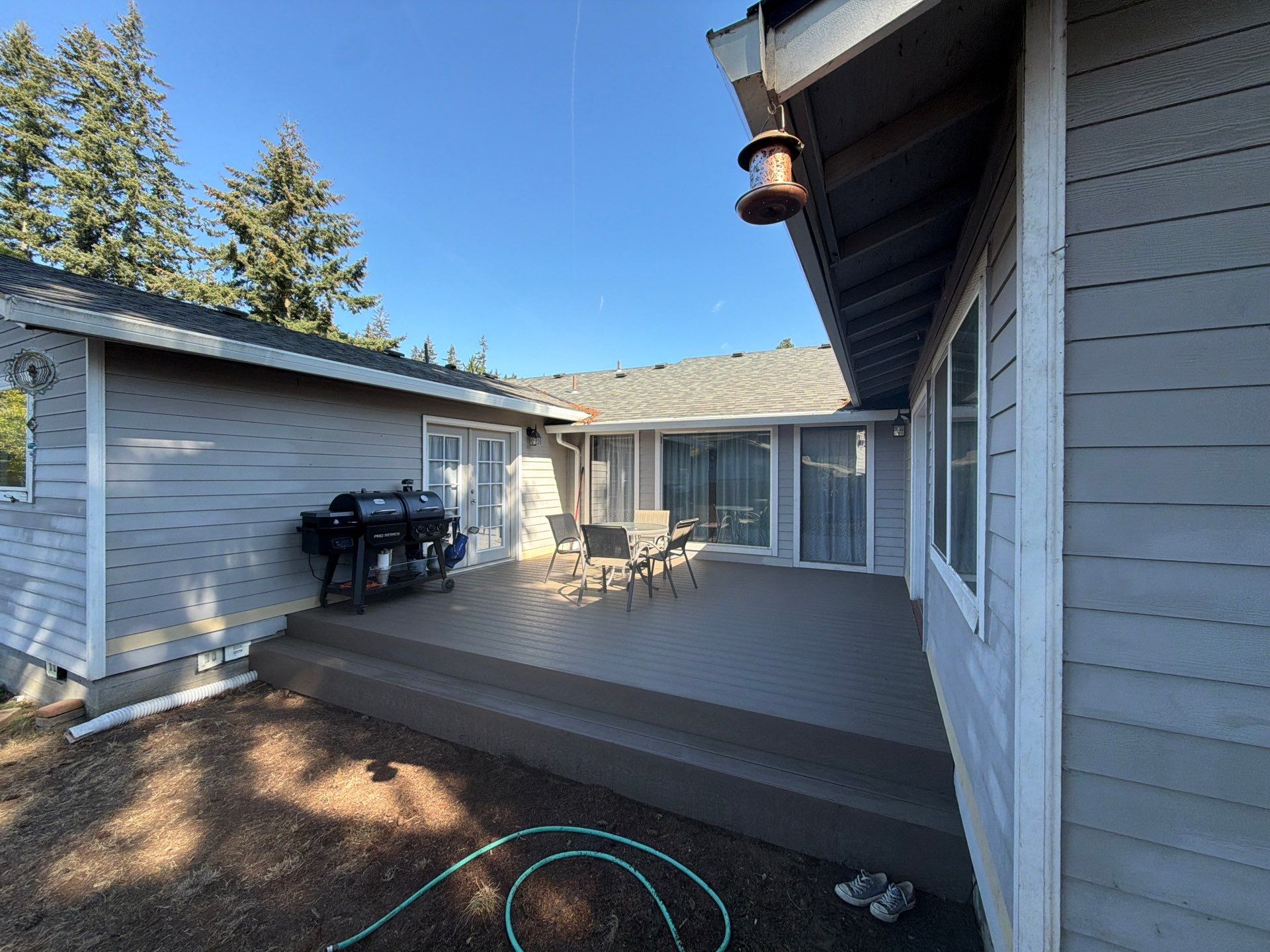Composite Deck Installation and Step Addition in Vancouver