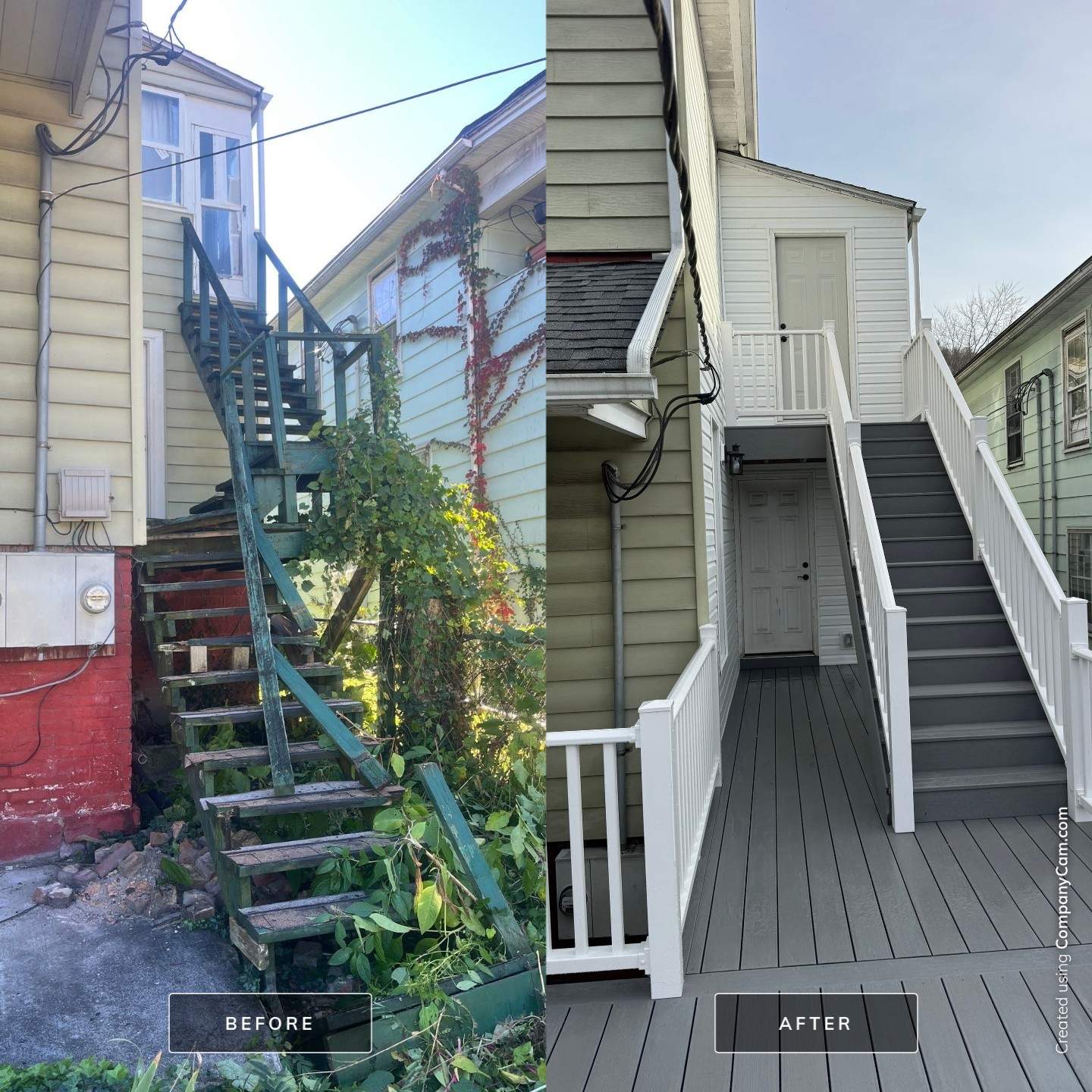 TimberTech Composite Deck and Vinyl Railing Replacement in Hinton by Walnut Hollow Decks & Outdoor Living