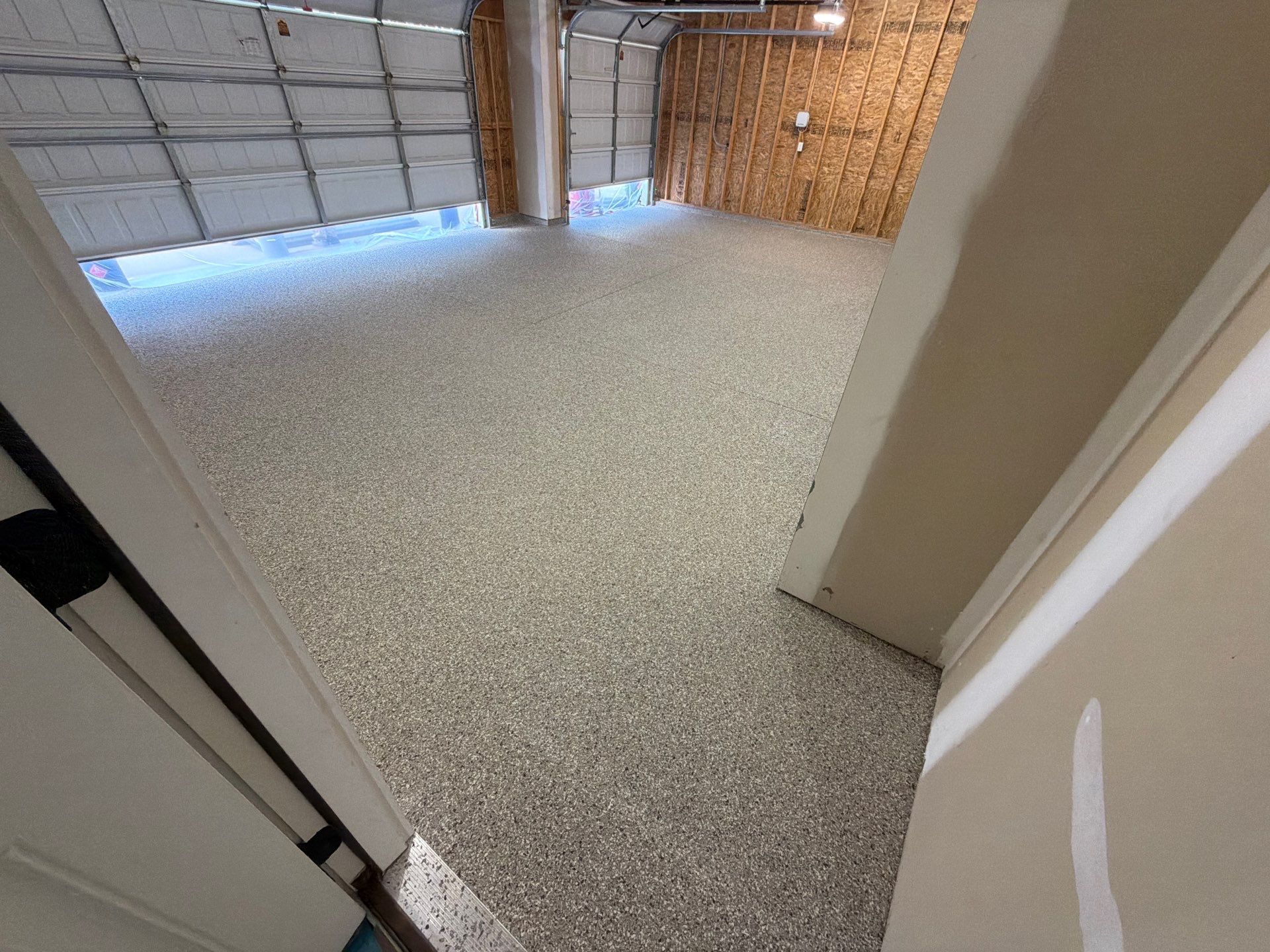 Garage Floor Epoxy Coating Installation – Jenison, Michigan by Gordon Painting
