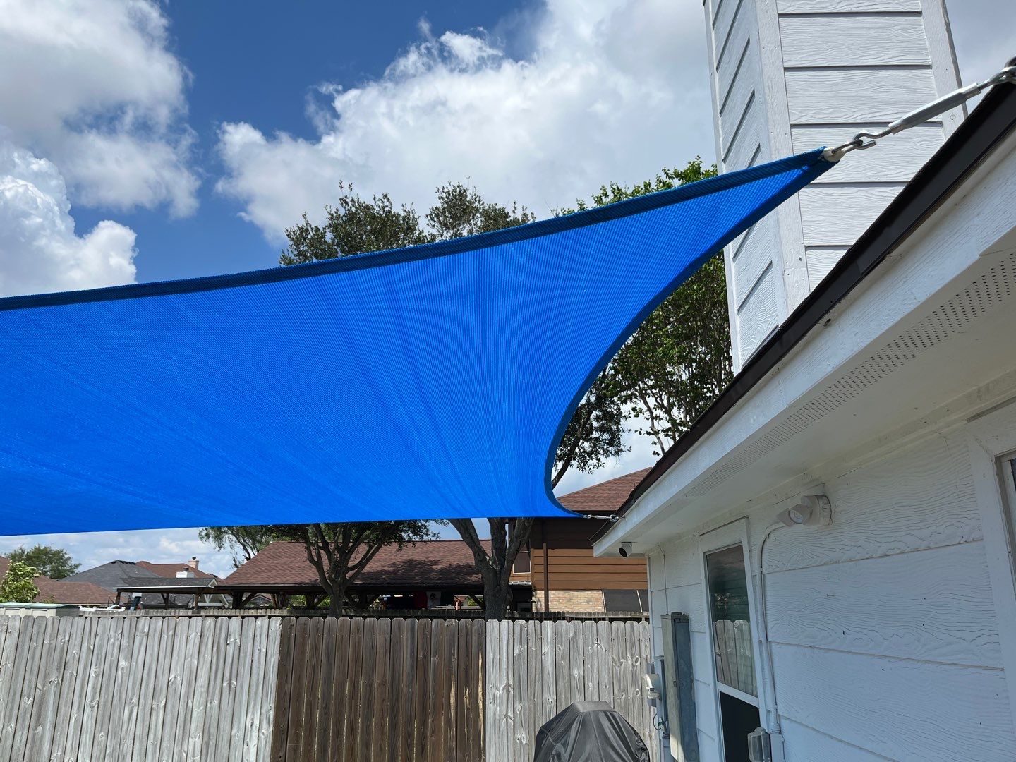 Back Yard Shade by Bayfront Roofing and Construction