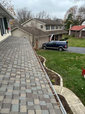 Turtle Shell gutter protection installation in Naperville, IL 60540, photograph 9
