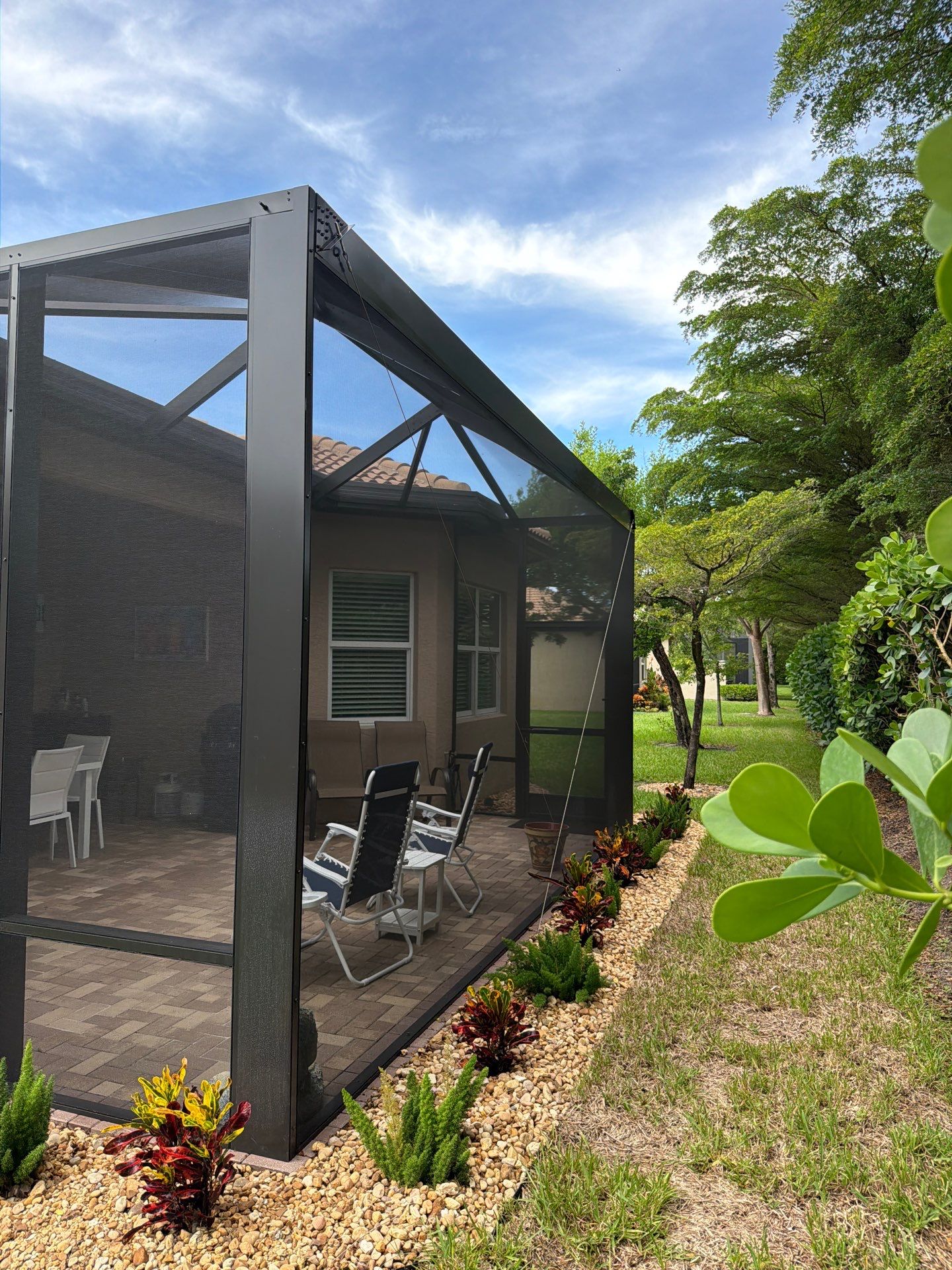 Screen Enclosure Installation in Valencia Cove by The Screen Depot, Inc