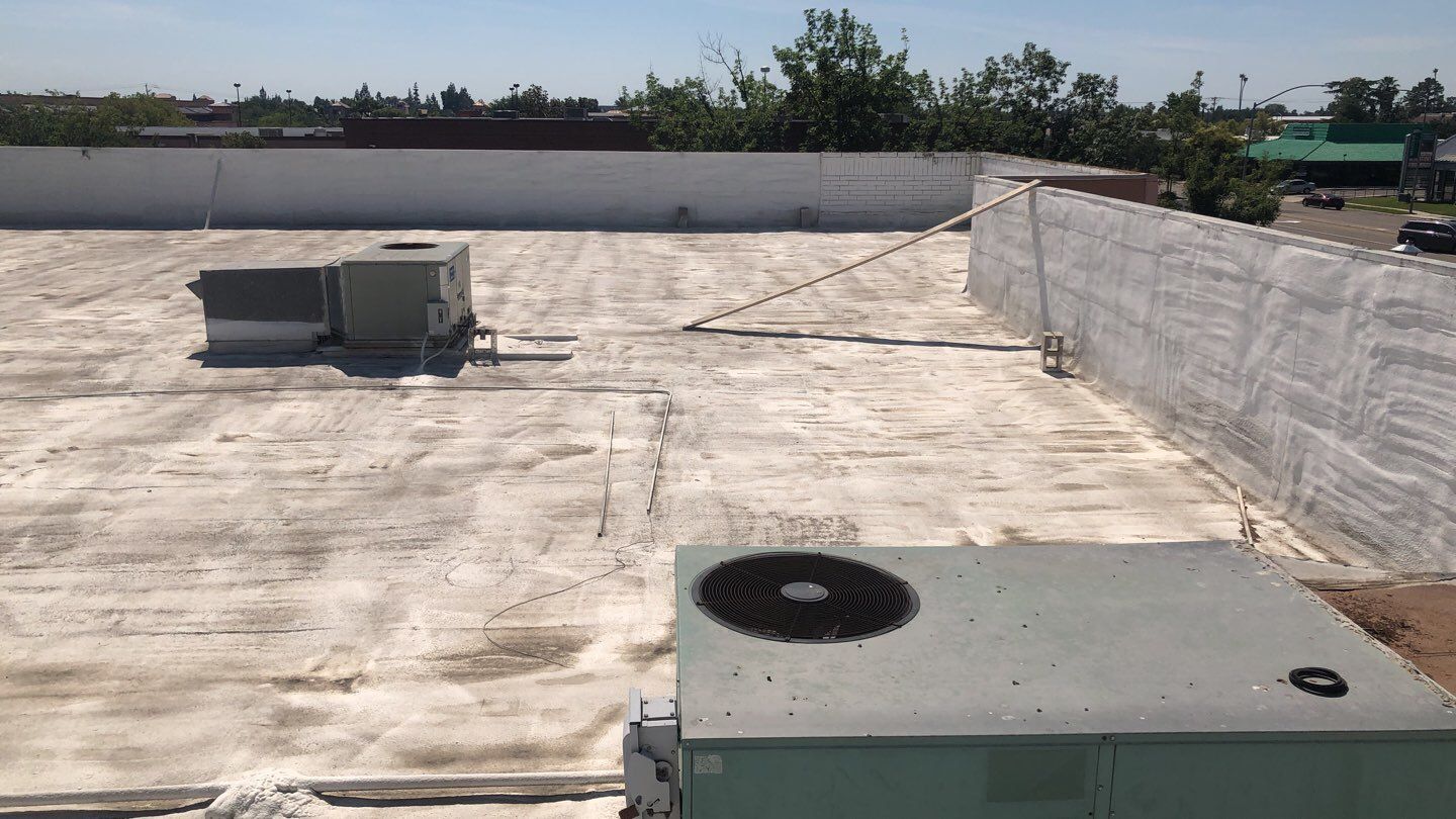 Reburbish existing spray foam job by Straight Edge Roofing Inc