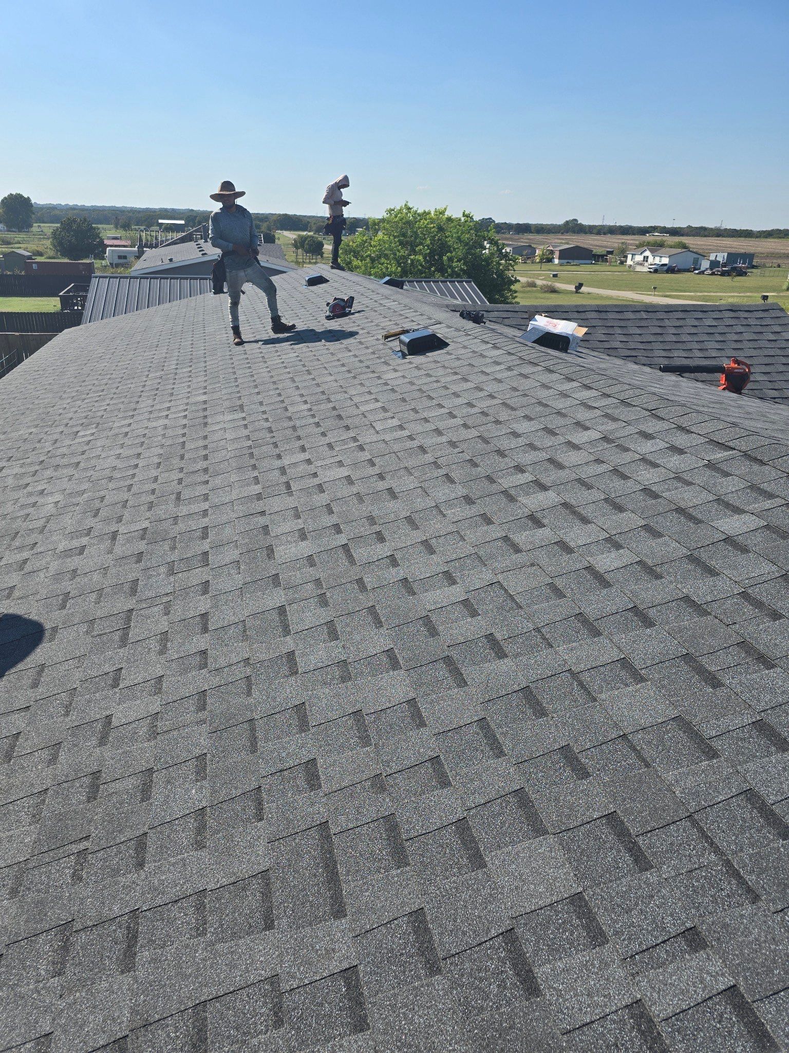 Residential Roofing Installation using ATLAS Pinnacle Pristine Shingles by Harvey Roofing & Construction