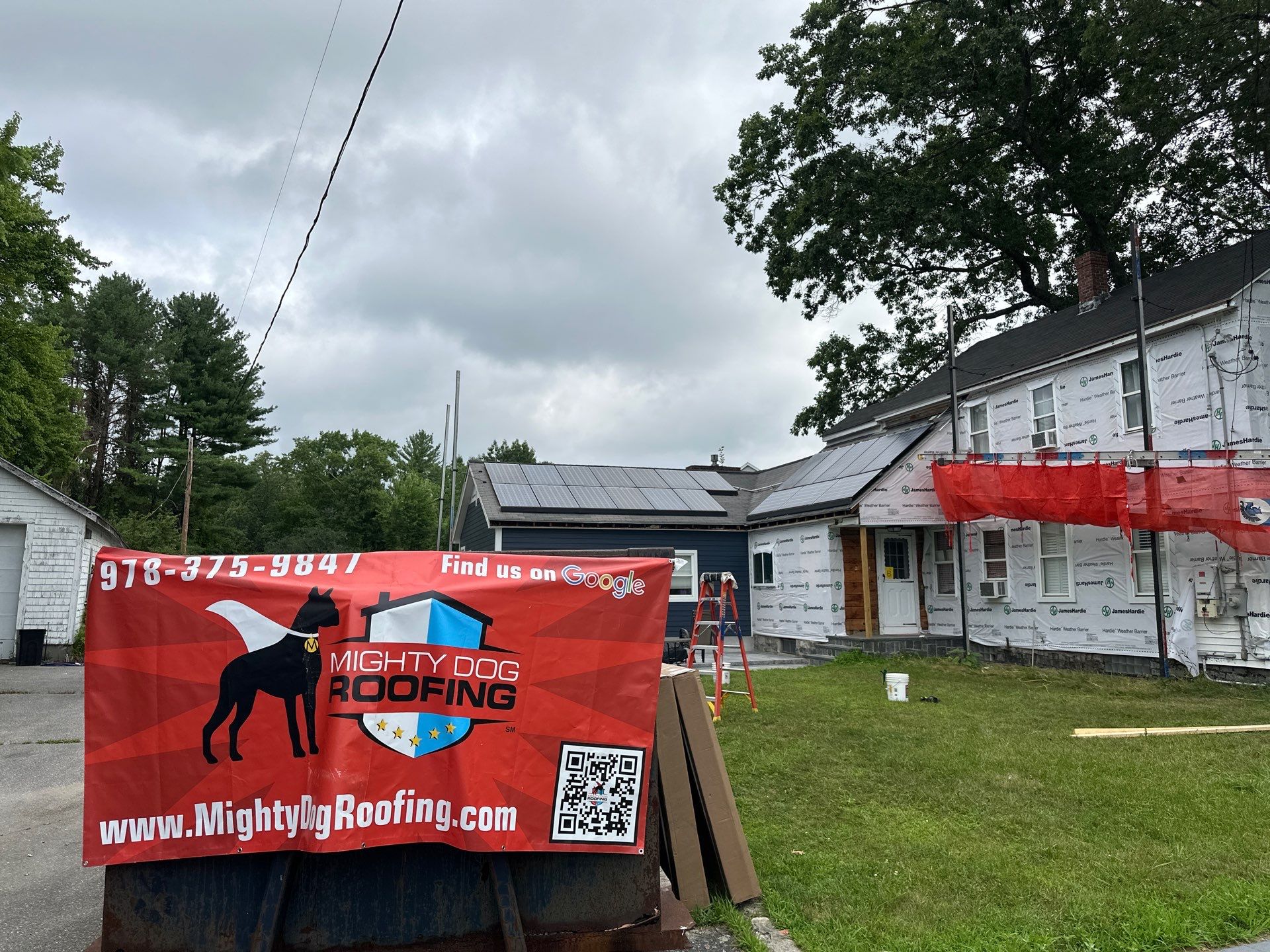 James Hardie Lap Siding Installation in Chelmsford, MA by Mighty Dog Roofing of Greater Middlesex County