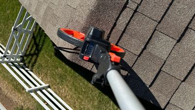 Turtle Shell gutter protection installation in Elgin, IL 60120, photograph 11