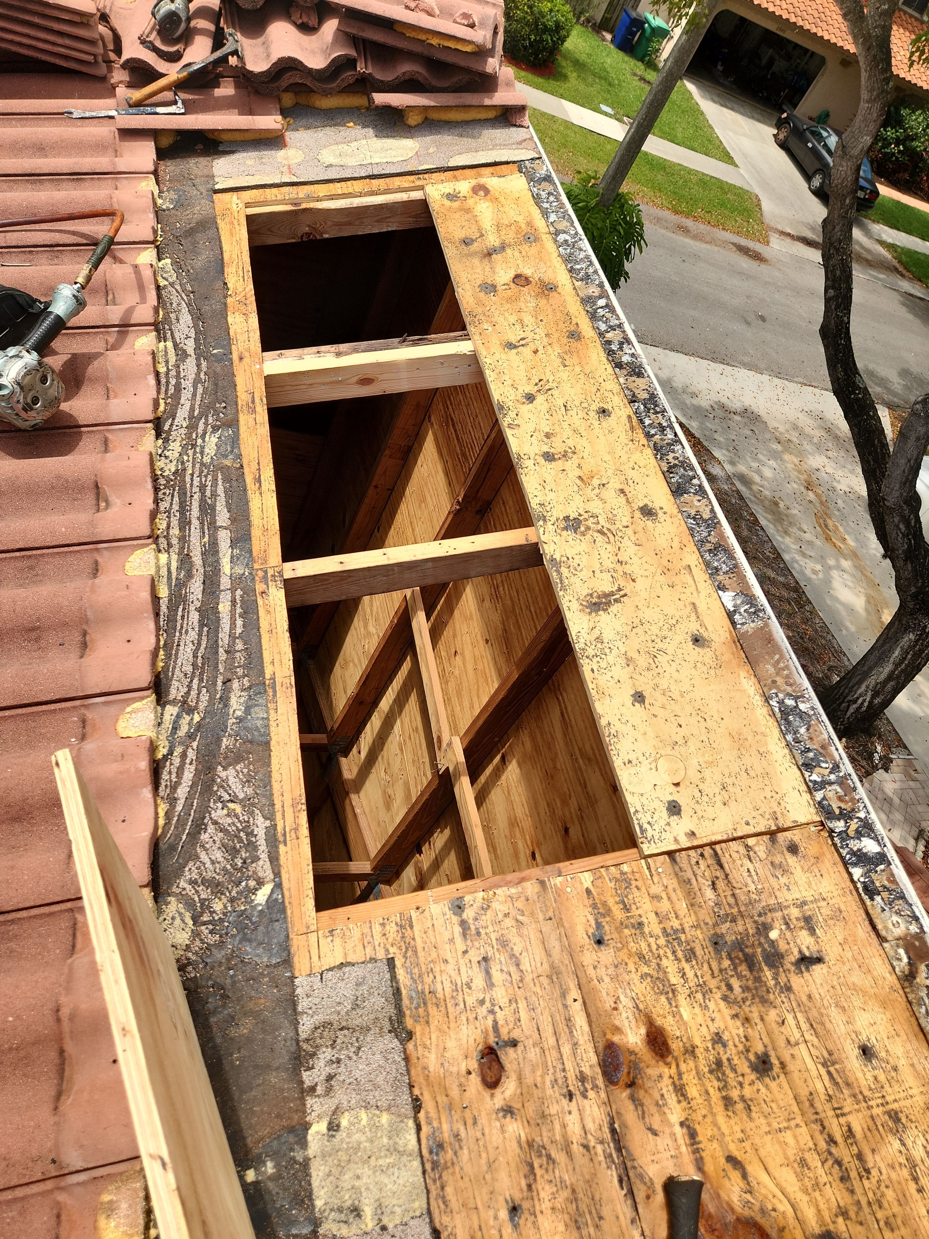 Clay Tile Roof Leak Repair and Sheathing Replacement in Hollywood by Aastro Roofing