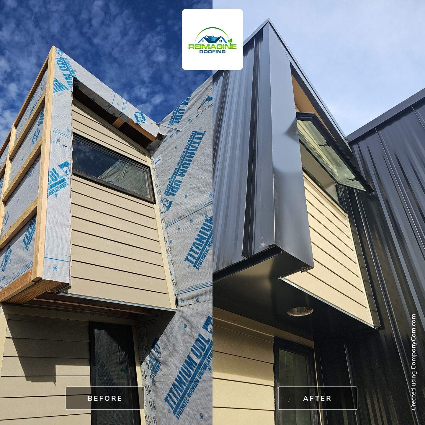Black Standing Seam by Reimagine Roofing