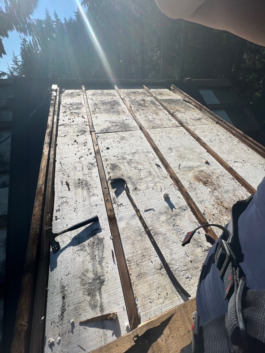 Residential ReRoofing Installation using 12" Prolok metal  by Top Notch Roofing Inc