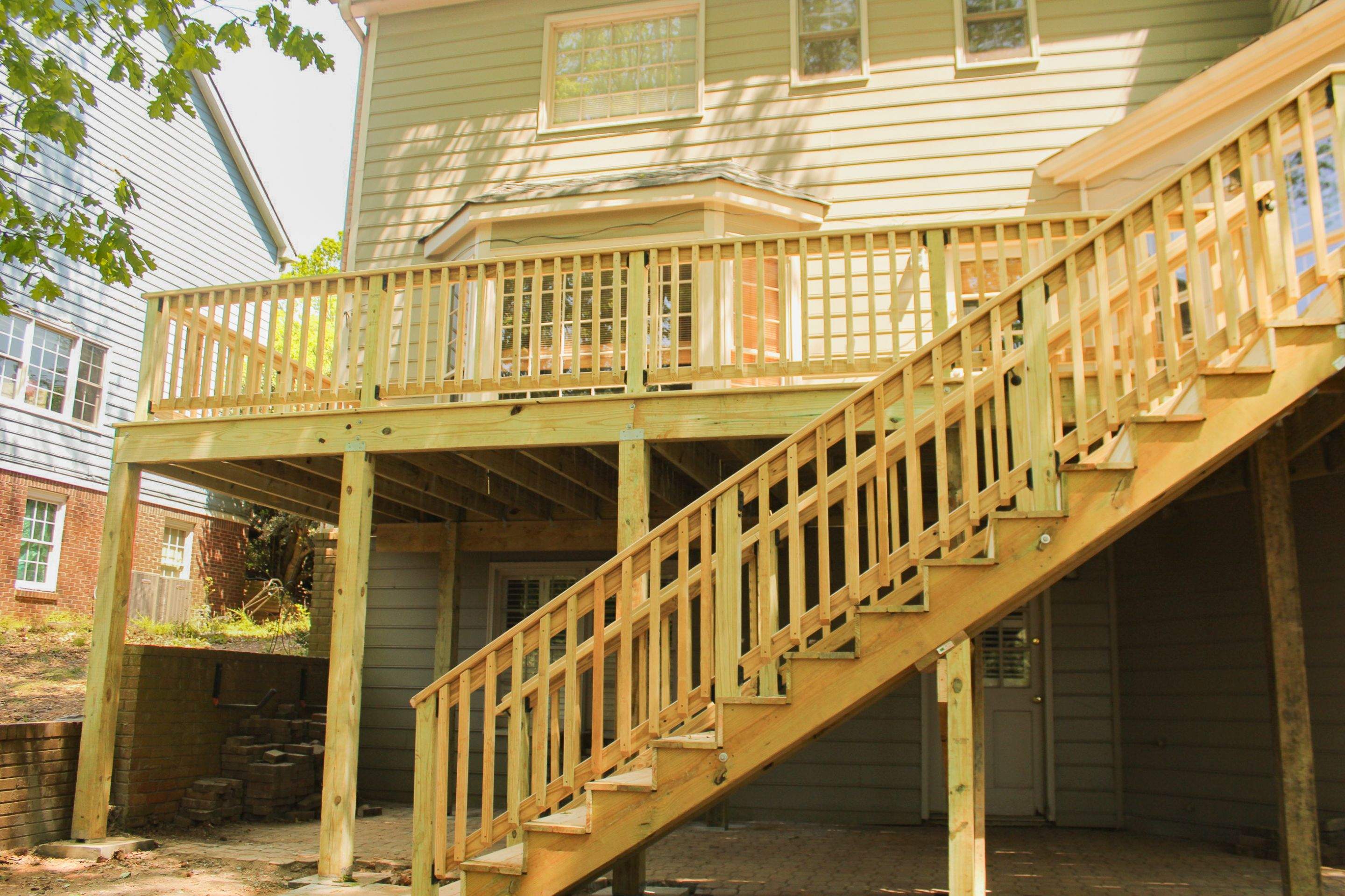 Wood Deck Build in Acworth, GA by Nelson Exteriors 