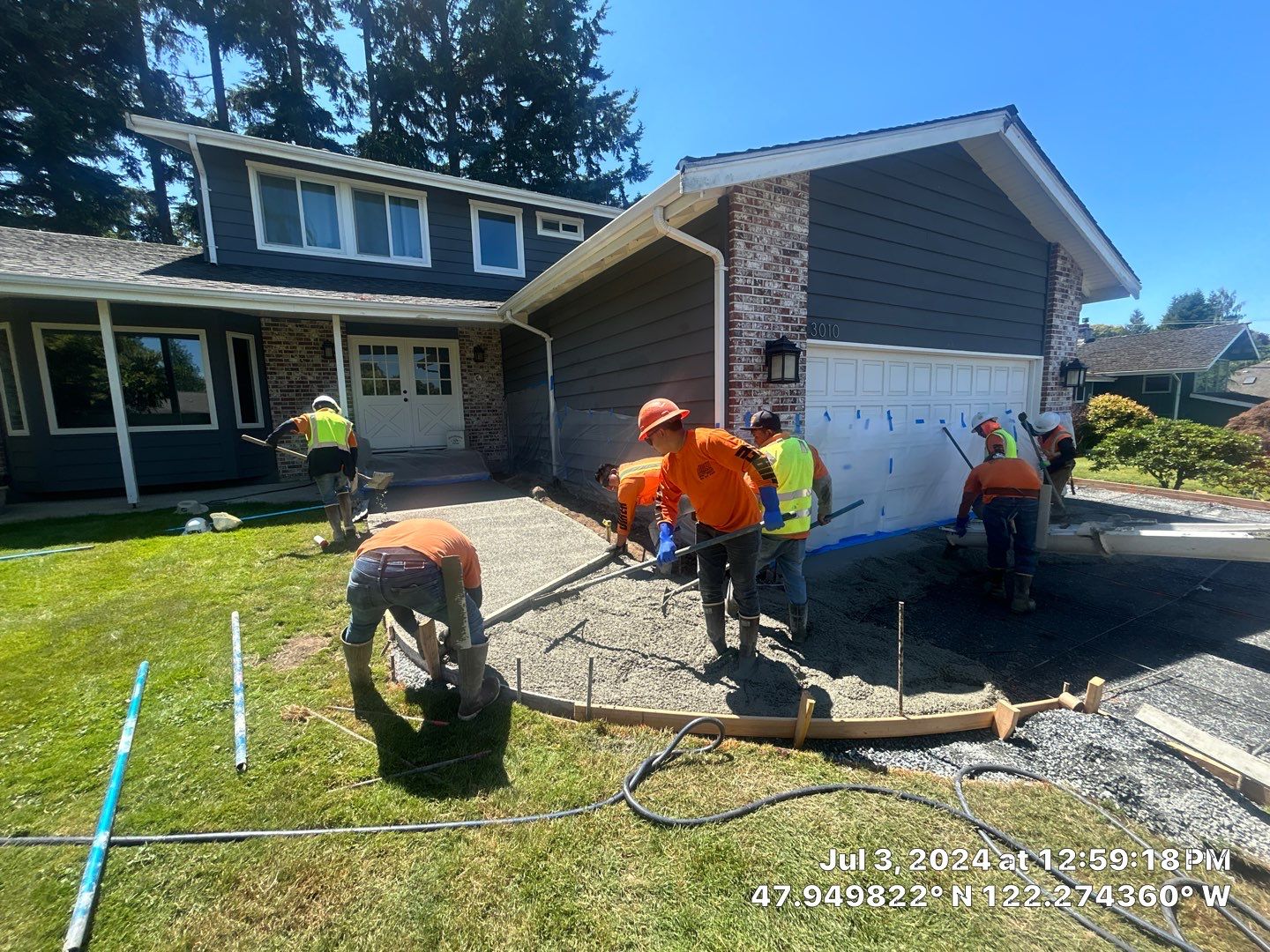 Jacob | Concrete Driveway  by Jireh Asphalt & Concrete Inc 